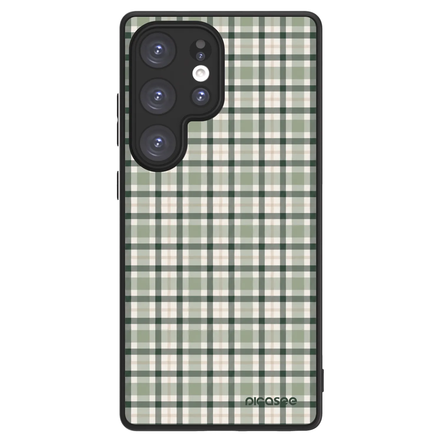 Picasee ULTIMATE CASE PowerShare für Samsung Galaxy S25 Ultra 5G - Sage Tartan