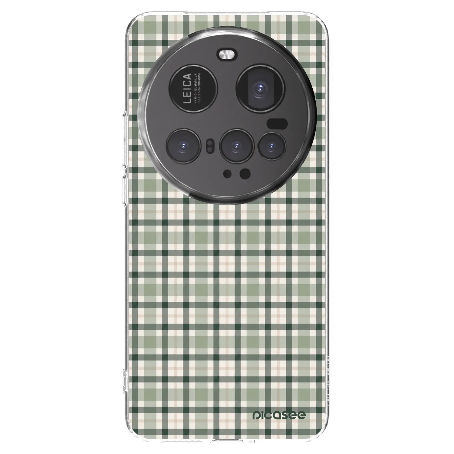 Picasee Xiaomi 15 Ultra Hülle - Transparentes Silikon - Sage Tartan