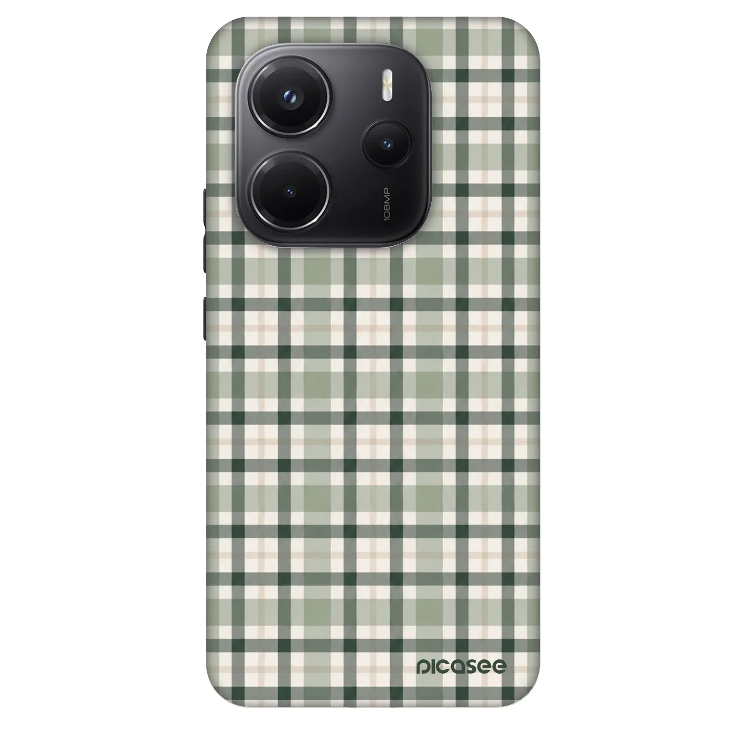 Picasee Fashion Case für Xiaomi Redmi Note 14 5G - Sage Tartan