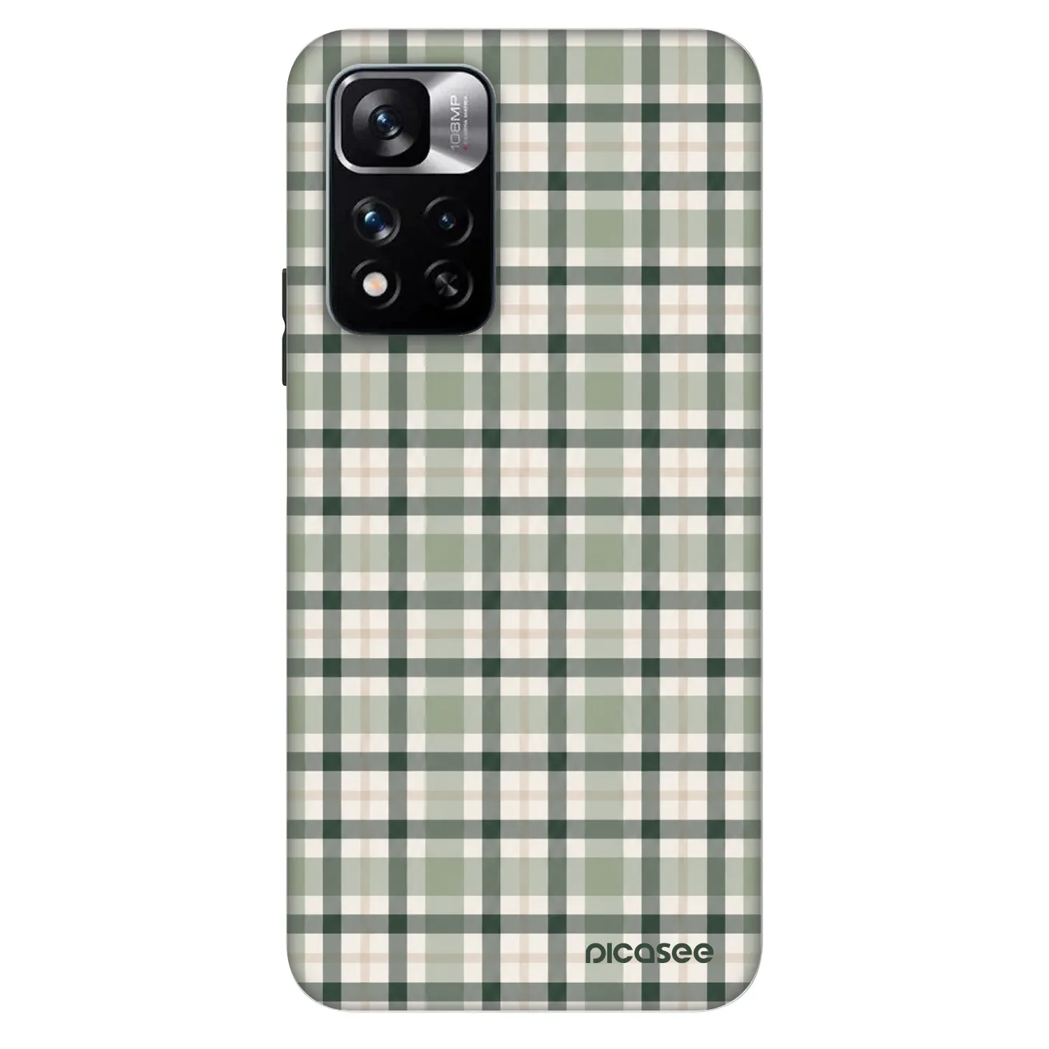 Picasee Fashion Case für Xiaomi Redmi Note 11 Pro 5G - Sage Tartan