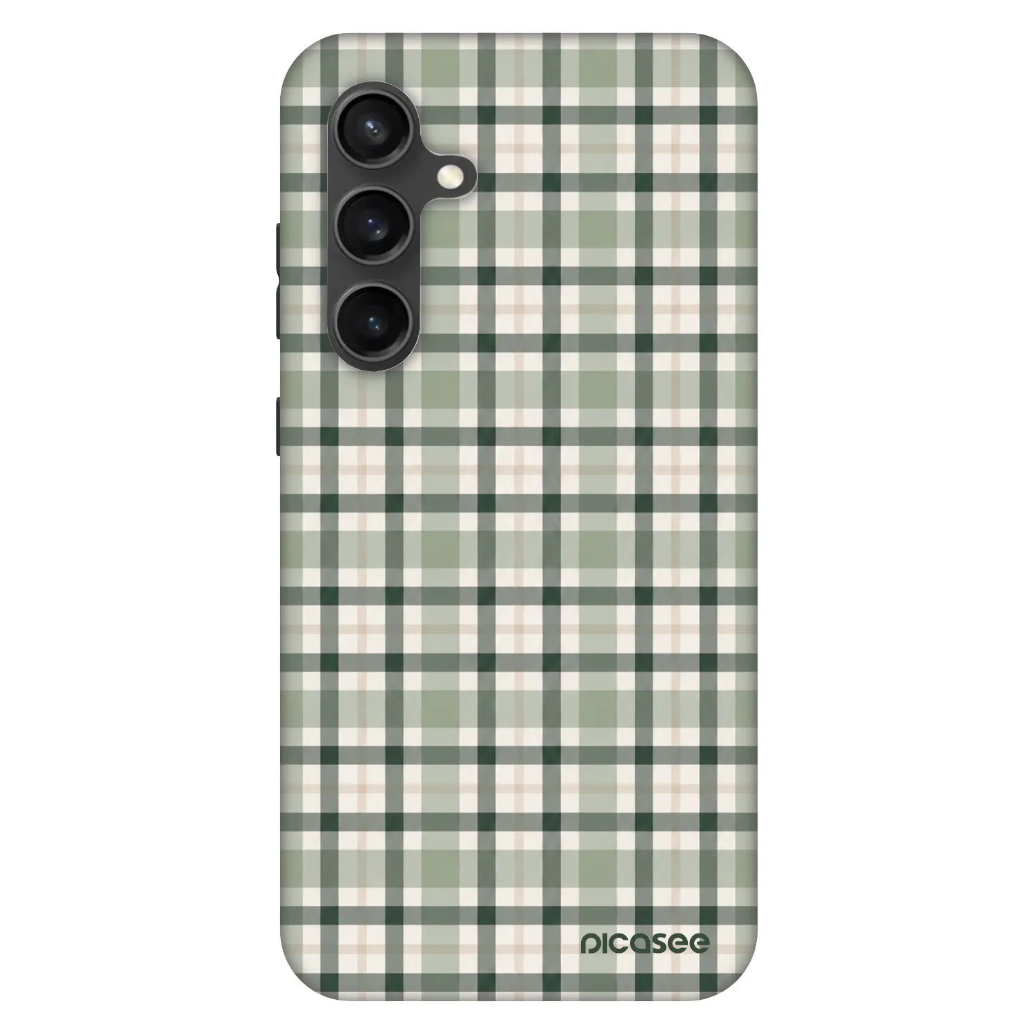 Picasee Fashion Case für Samsung Galaxy S24 FE S721B - Sage Tartan