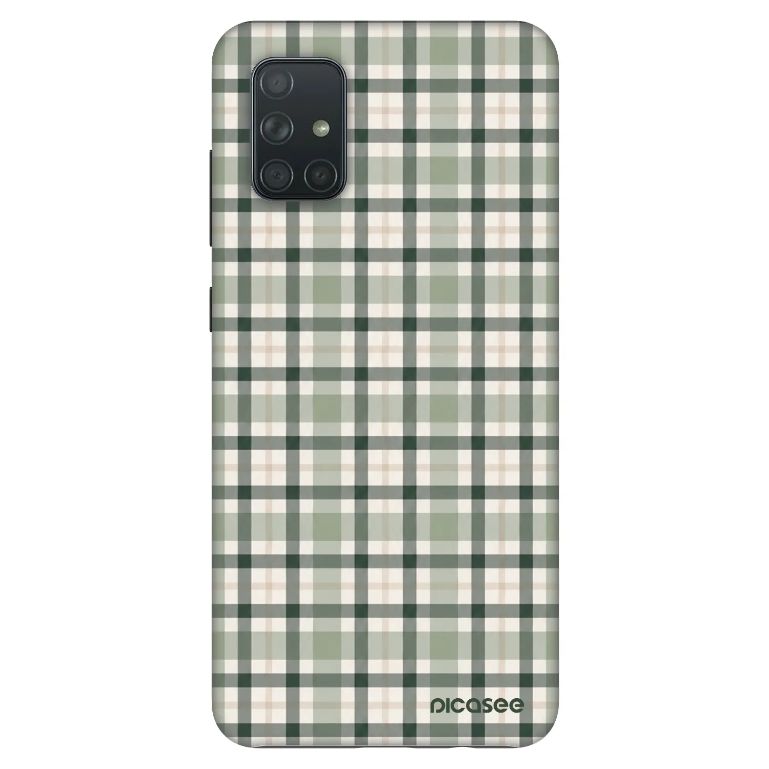 Picasee Fashion Case für Samsung Galaxy A71 A715F - Sage Tartan