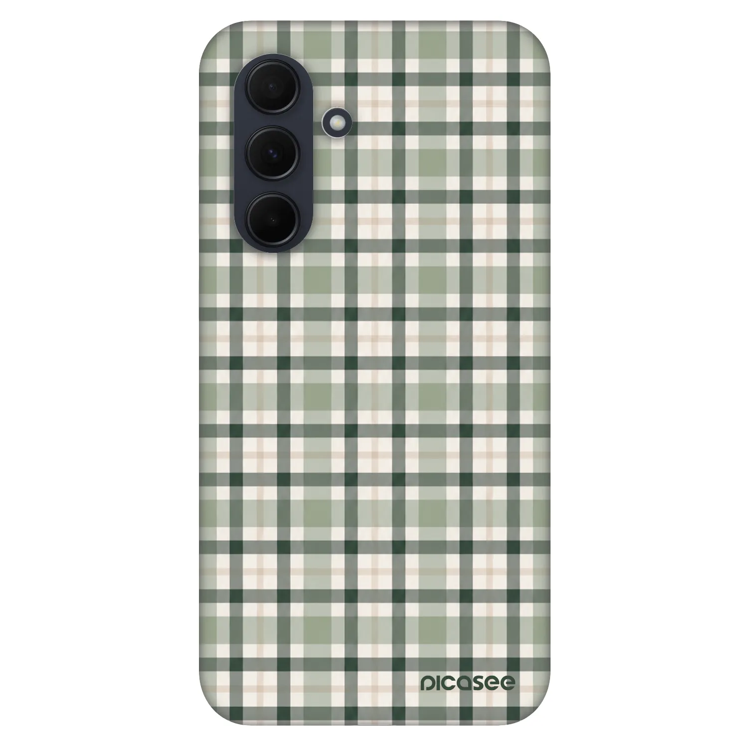 Picasee Fashion Case für Samsung Galaxy A35 5G A356B - Sage Tartan