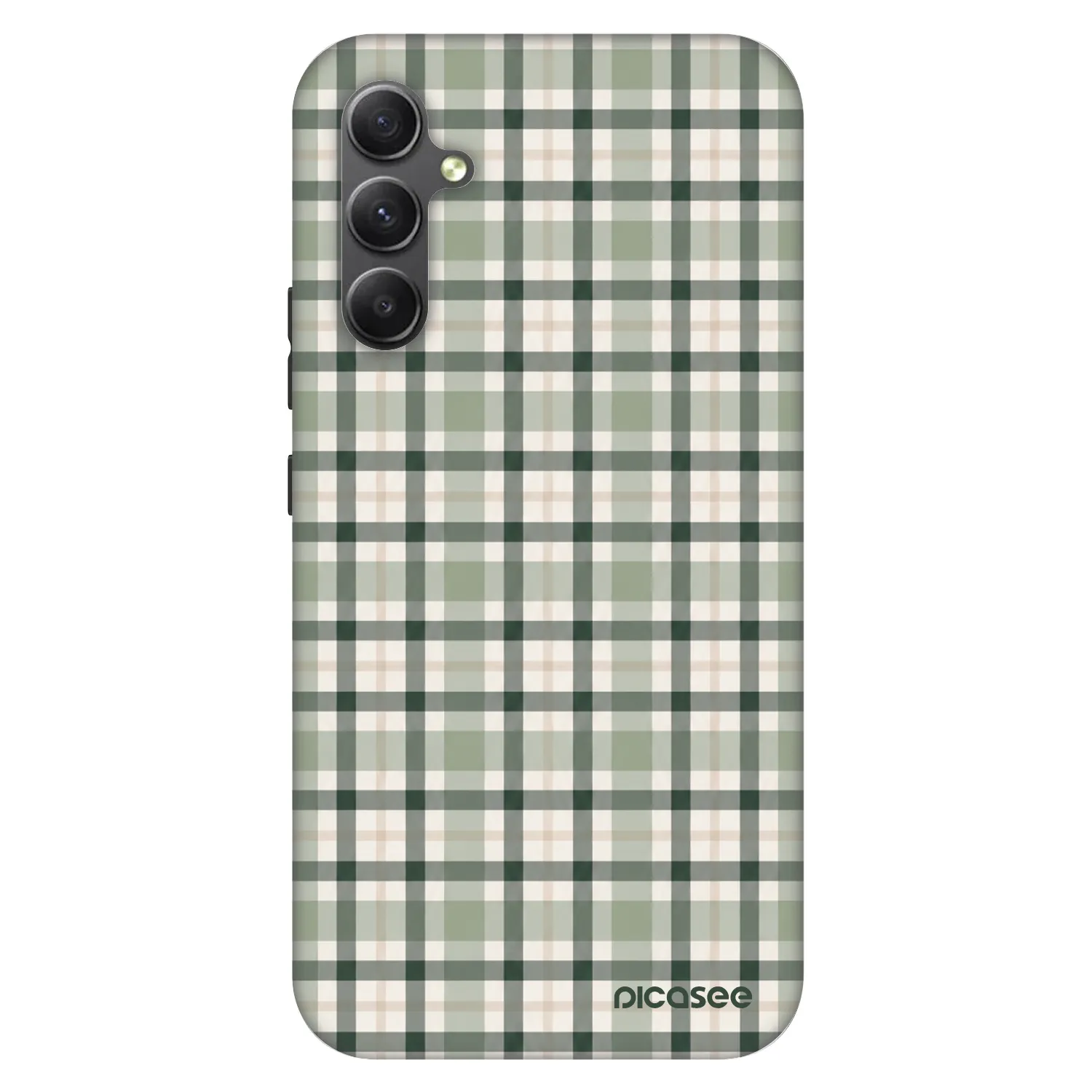 Picasee Fashion Case für Samsung Galaxy A34 5G A346B - Sage Tartan