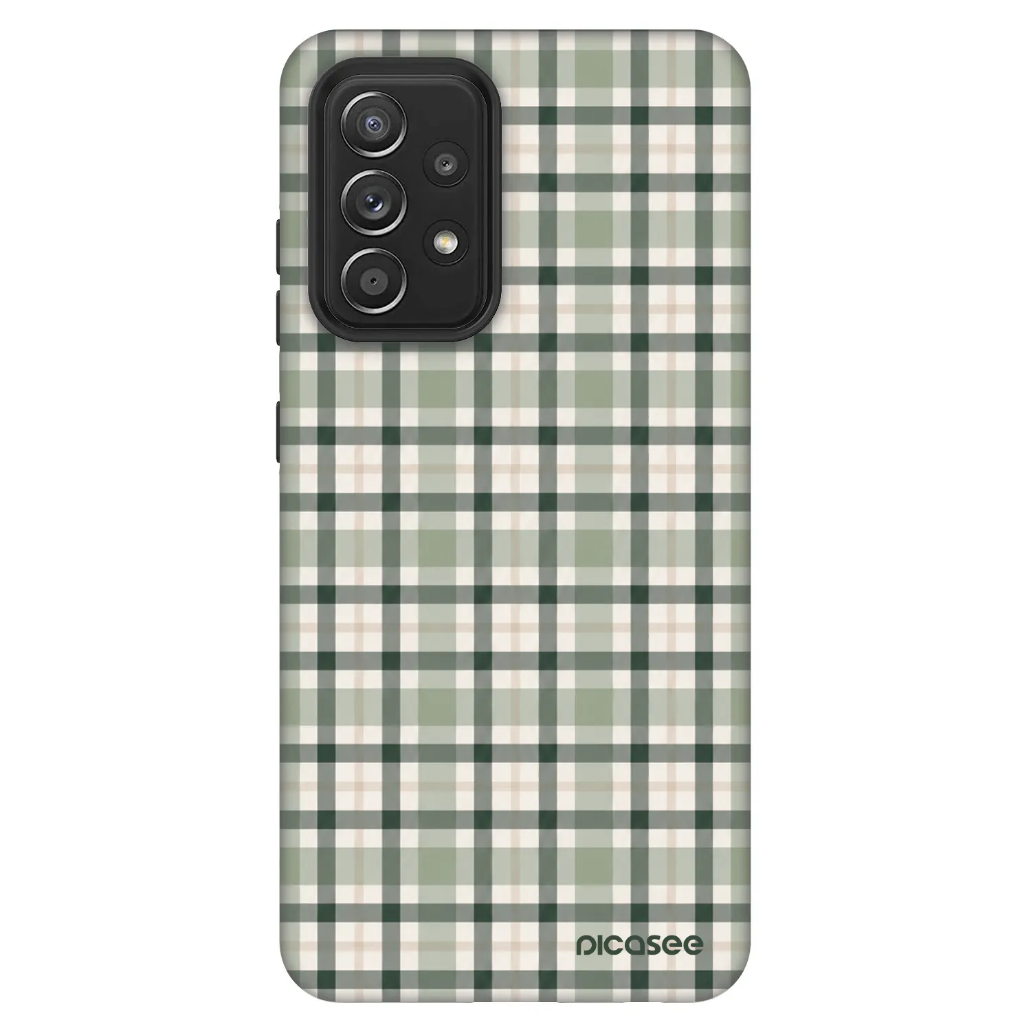 Picasee Fashion Case für Samsung Galaxy A52 5G A525F - Sage Tartan
