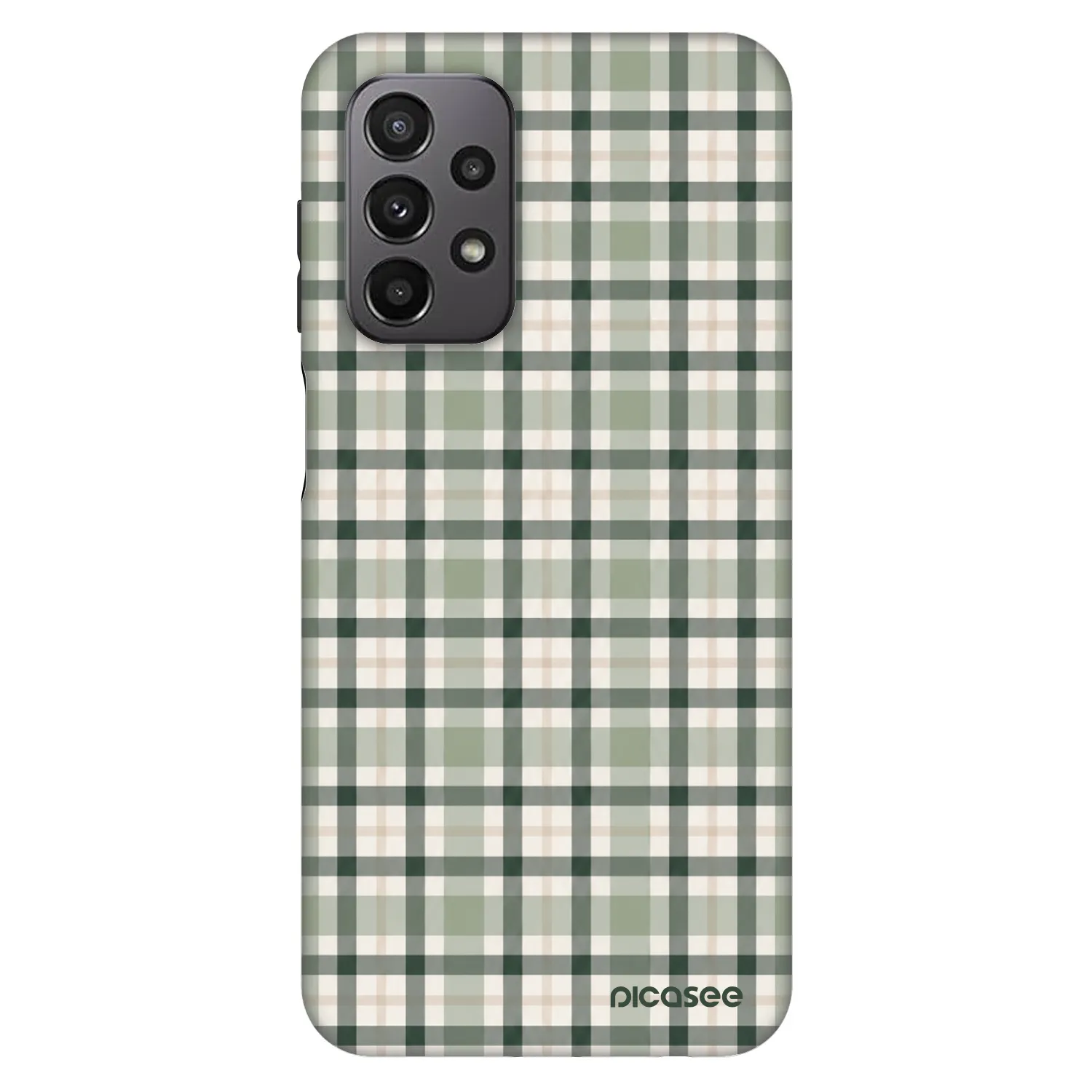 Picasee Fashion Case für Samsung Galaxy A23 A235F 4G - Sage Tartan