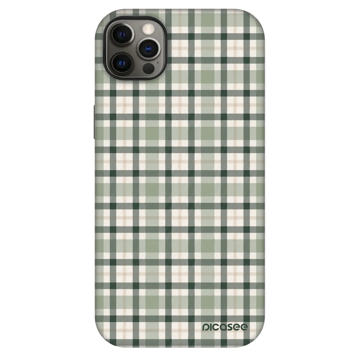 Picasee Fashion Case MagSafe für Apple iPhone 12 Pro Max - Sage Tartan