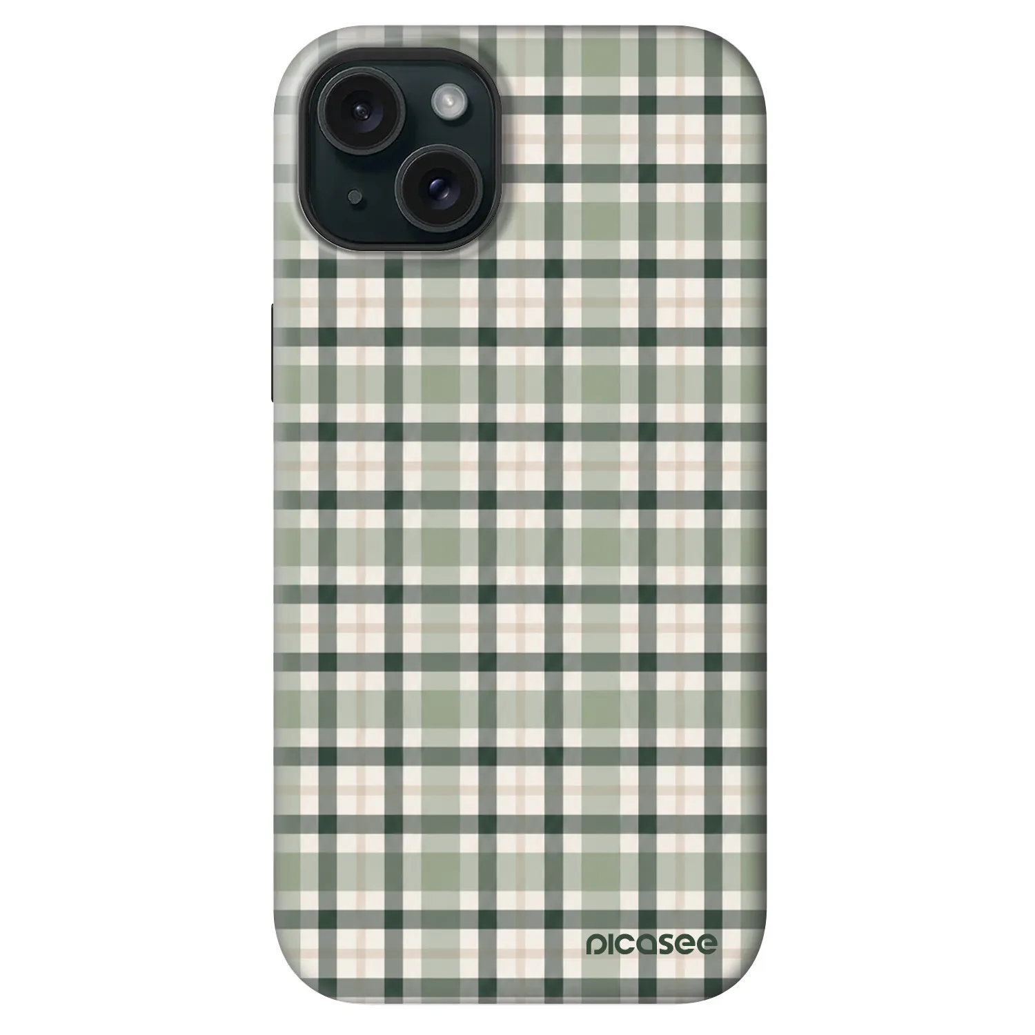 Picasee Fashion Case MagSafe für Apple iPhone 14 Plus - Sage Tartan