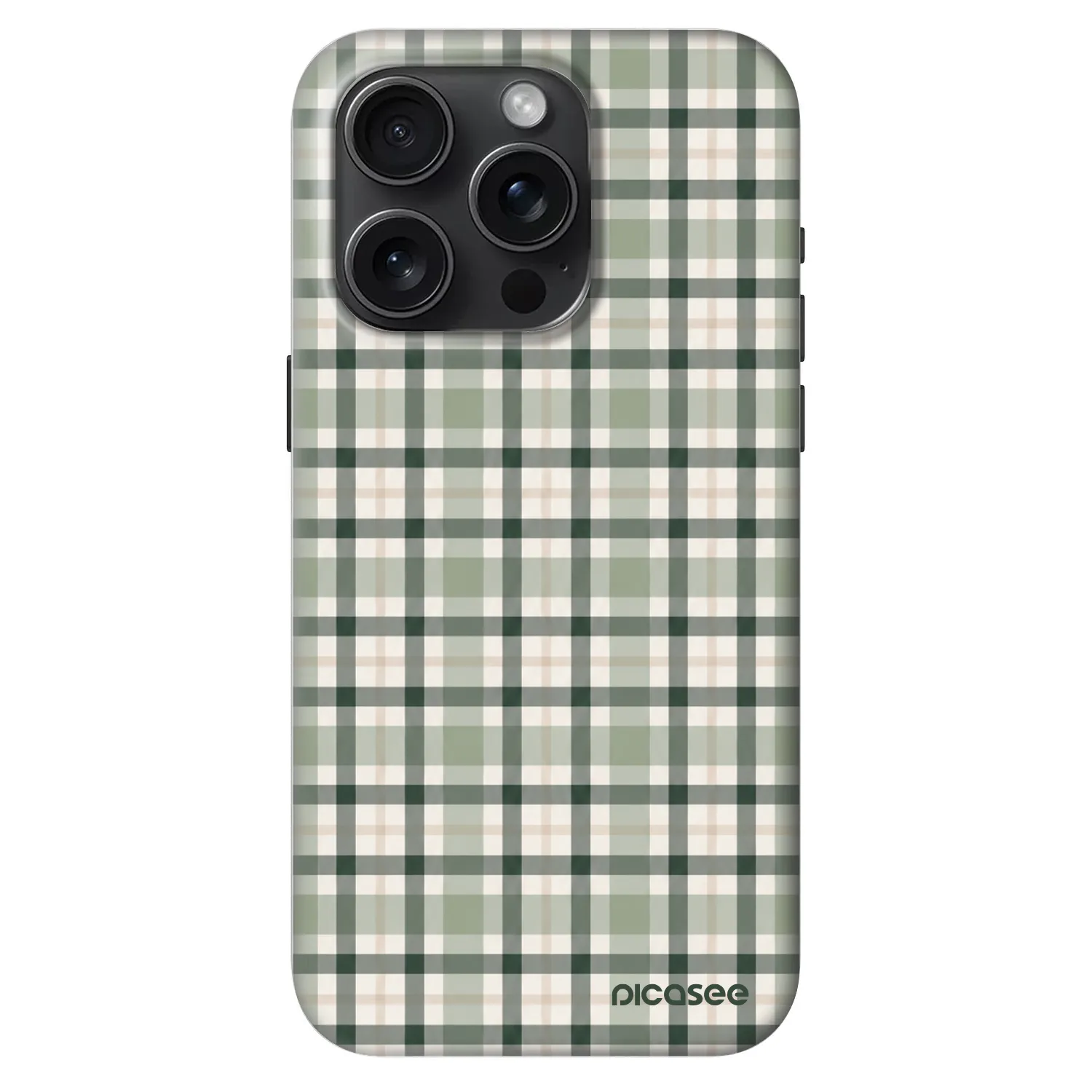 Picasee Fashion Case MagSafe für Apple iPhone 15 Pro - Sage Tartan