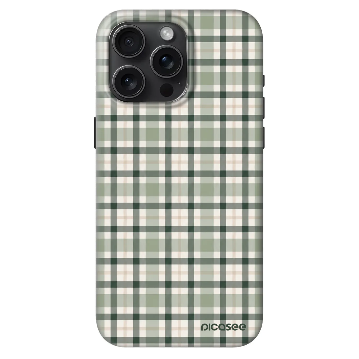 Picasee Fashion Case MagSafe für Apple iPhone 15 Pro Max - Sage Tartan