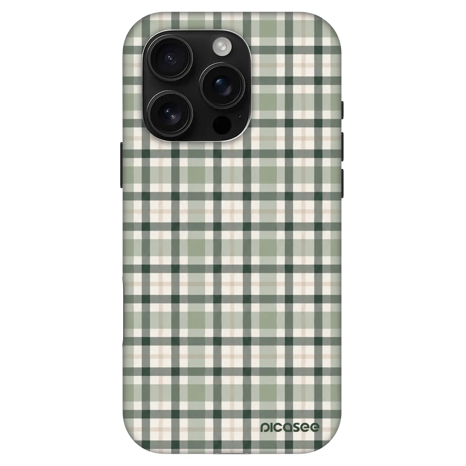 Picasee Fashion Case MagSafe für Apple iPhone 16 Pro - Sage Tartan