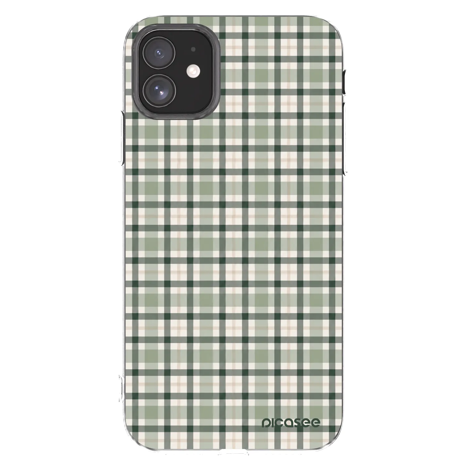 Picasee Apple iPhone 11 Hülle - Transparentes Silikon - Sage Tartan
