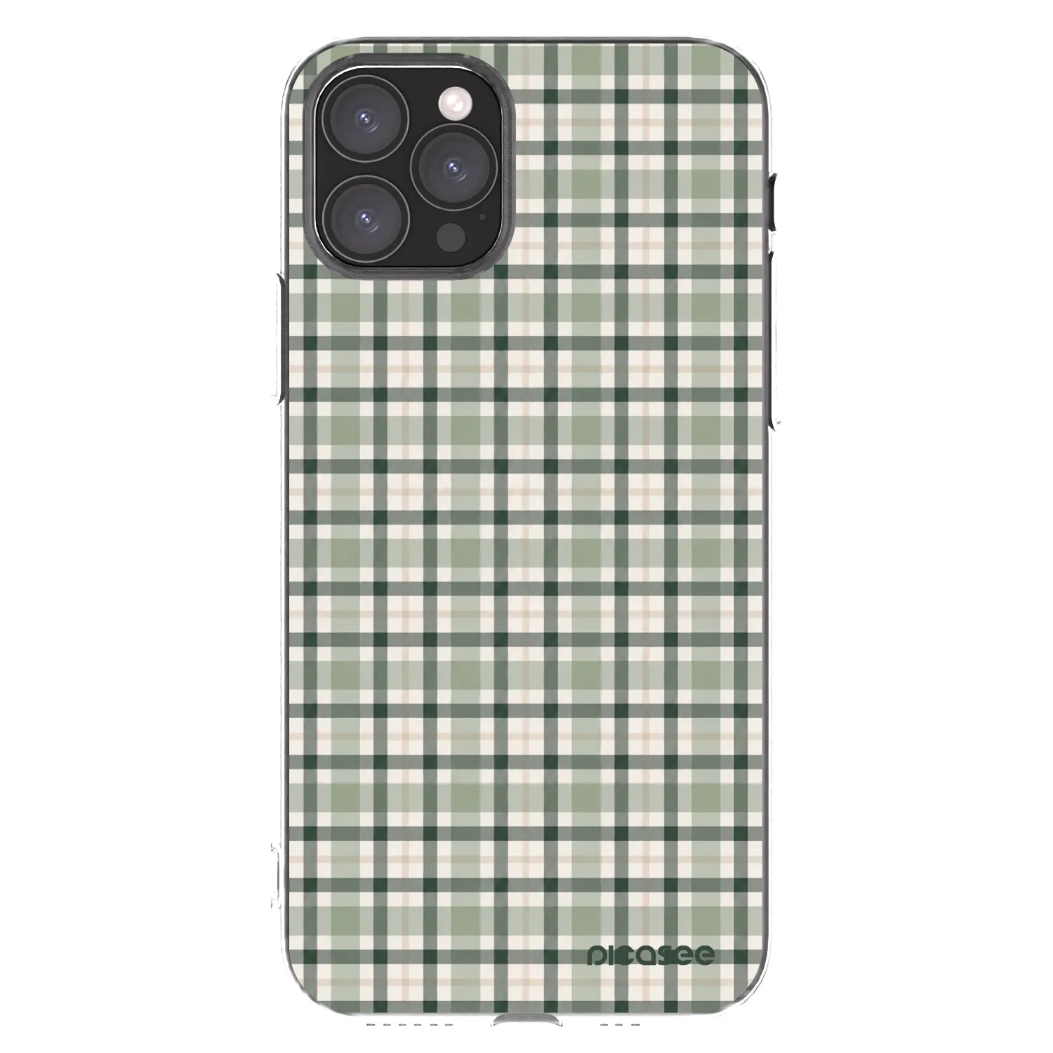 Picasee Apple iPhone 11 Pro Hülle - Transparentes Silikon - Sage Tartan