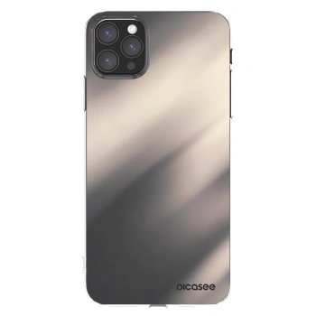 Picasee Apple iPhone 11 Pro Max Hülle - Transparentes Silikon - Smoky Beige