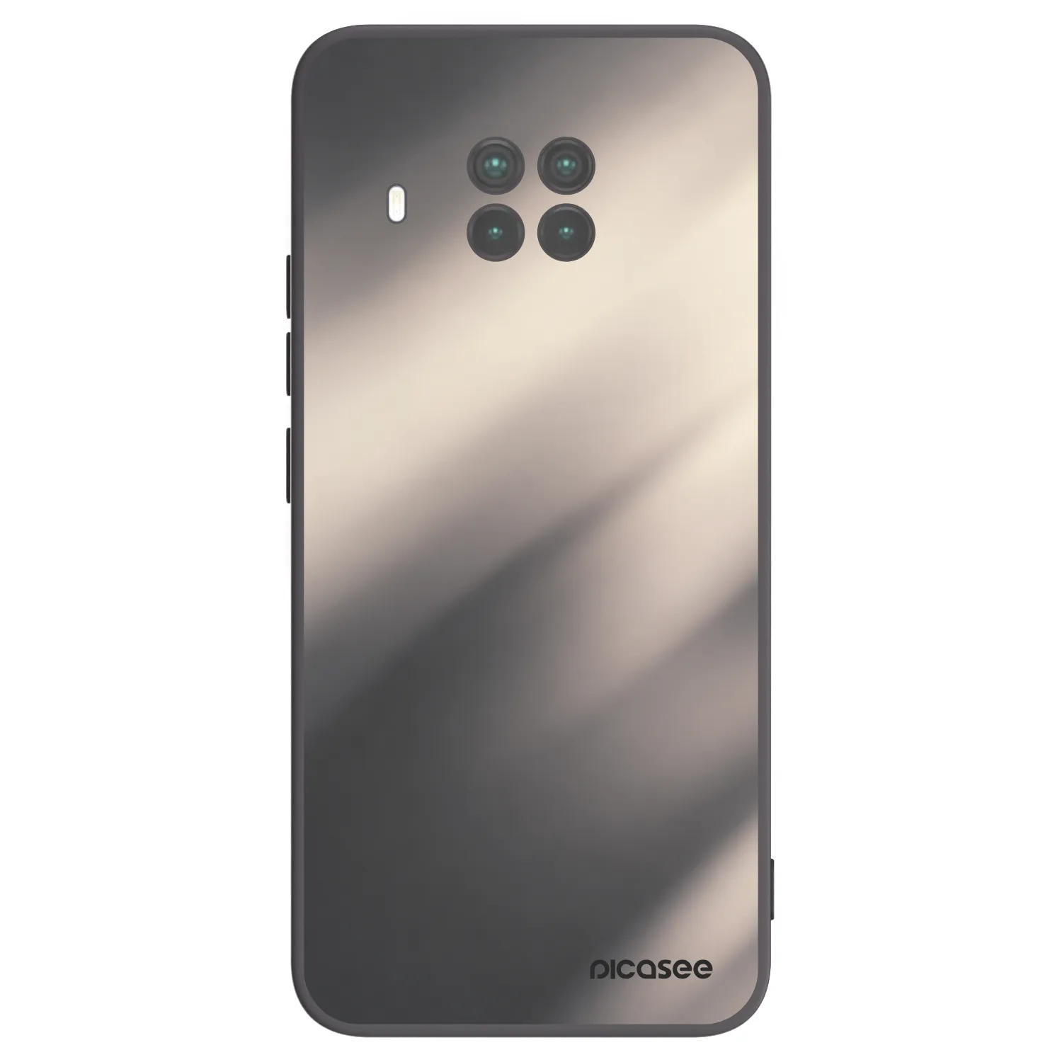 Picasee Xiaomi Mi 10T Lite Hülle - Schwarzes Silikon - Smoky Beige