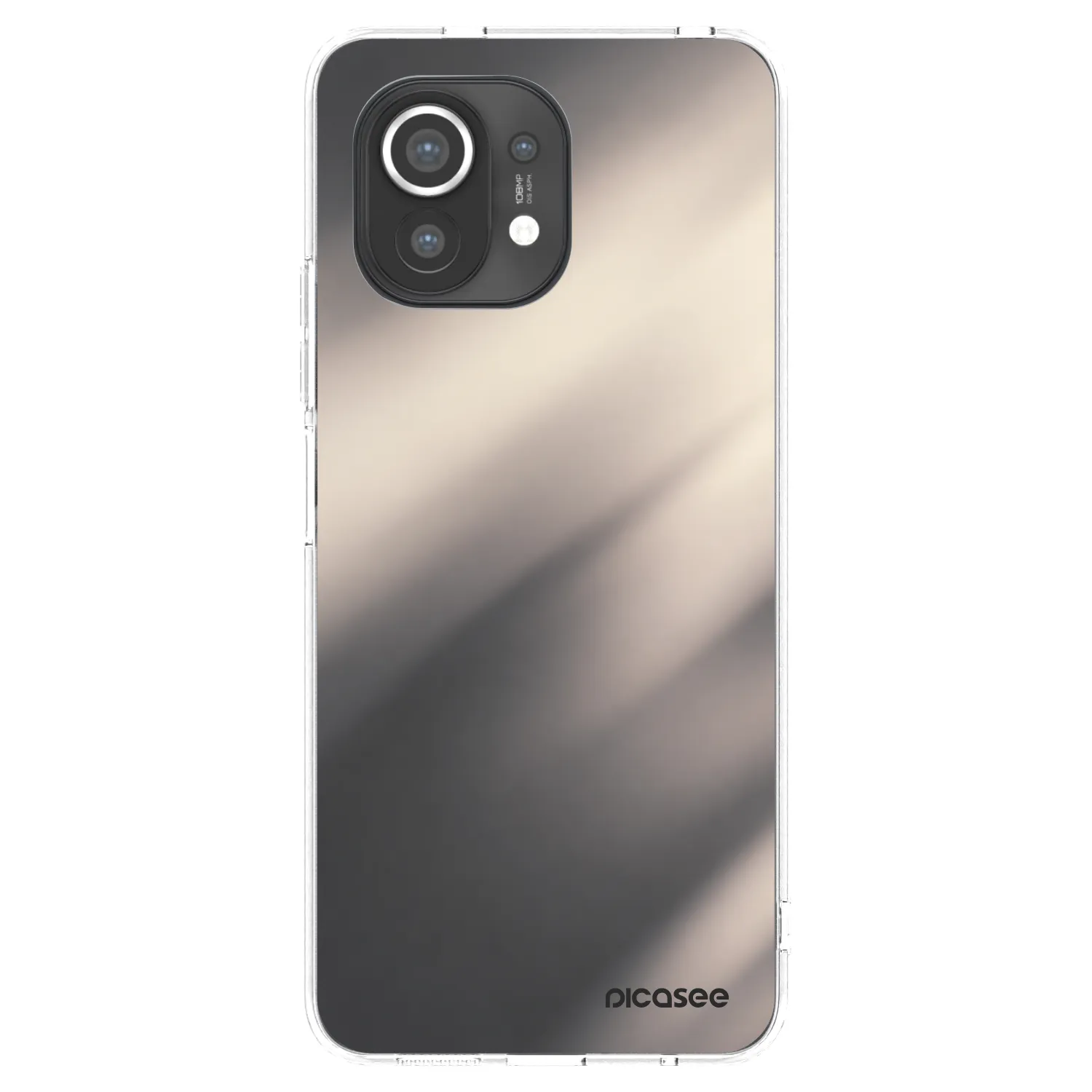 Picasee Xiaomi Mi 11 Hülle - Transparentes Silikon - Smoky Beige