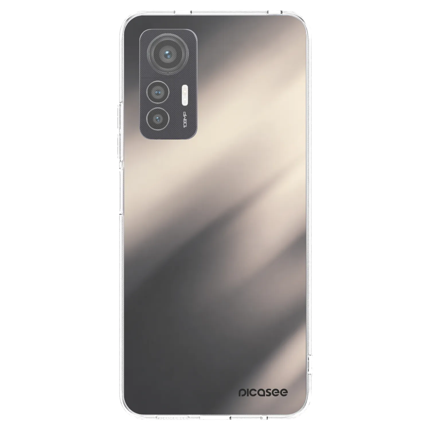 Picasee Xiaomi 12 Lite Hülle - Transparentes Silikon - Smoky Beige