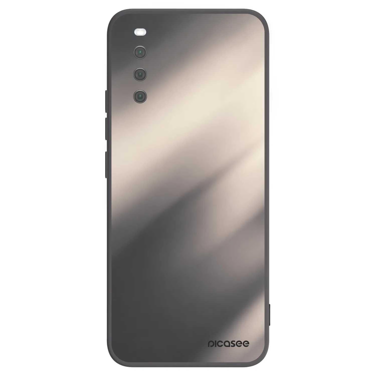 Picasee Sony Xperia 10 III Hülle - Schwarzes Silikon - Smoky Beige