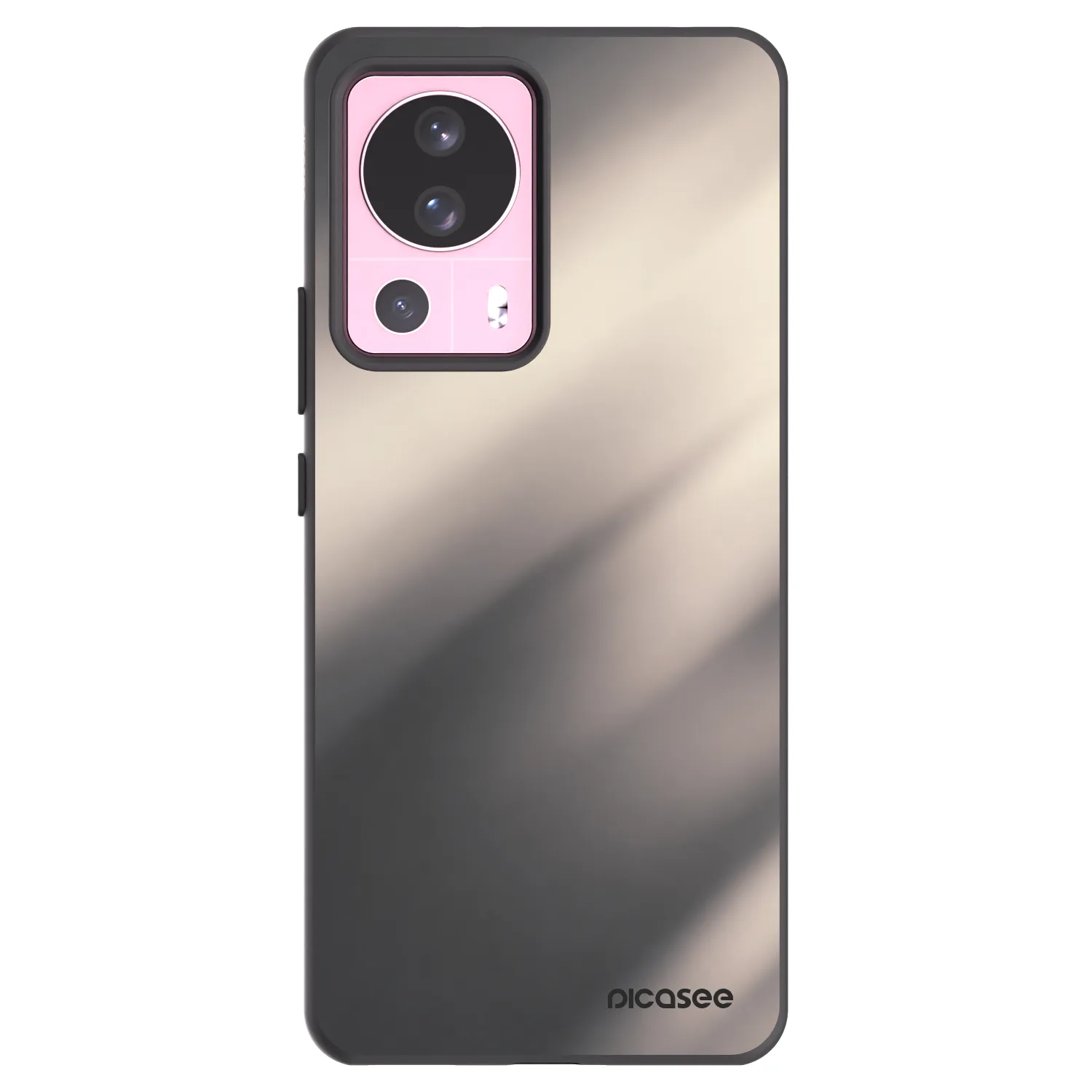 Picasee Xiaomi 13 Lite Hülle - Schwarzes Silikon - Smoky Beige