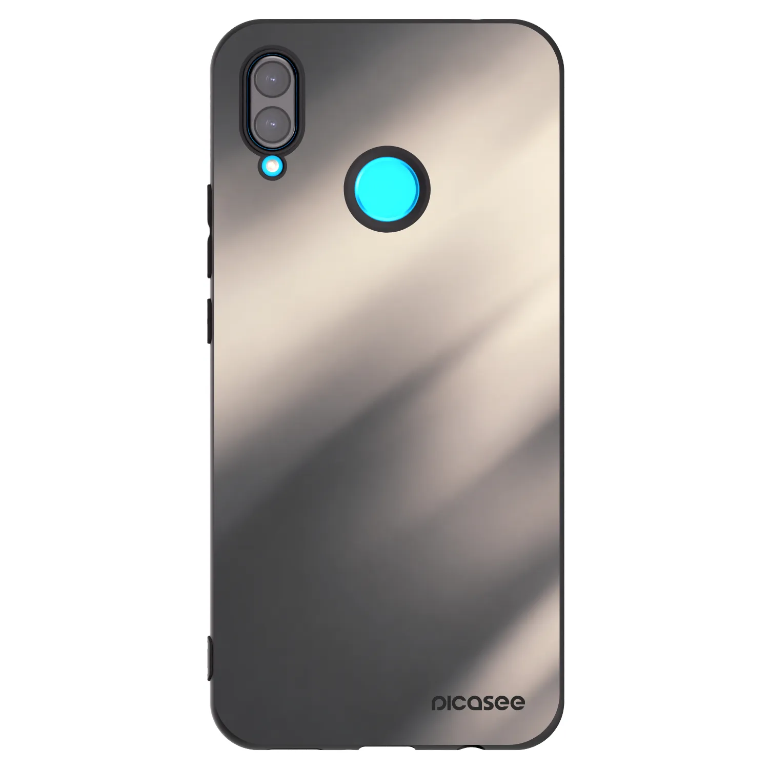 Picasee Huawei Nova 3 Hülle - Schwarzes Silikon - Smoky Beige