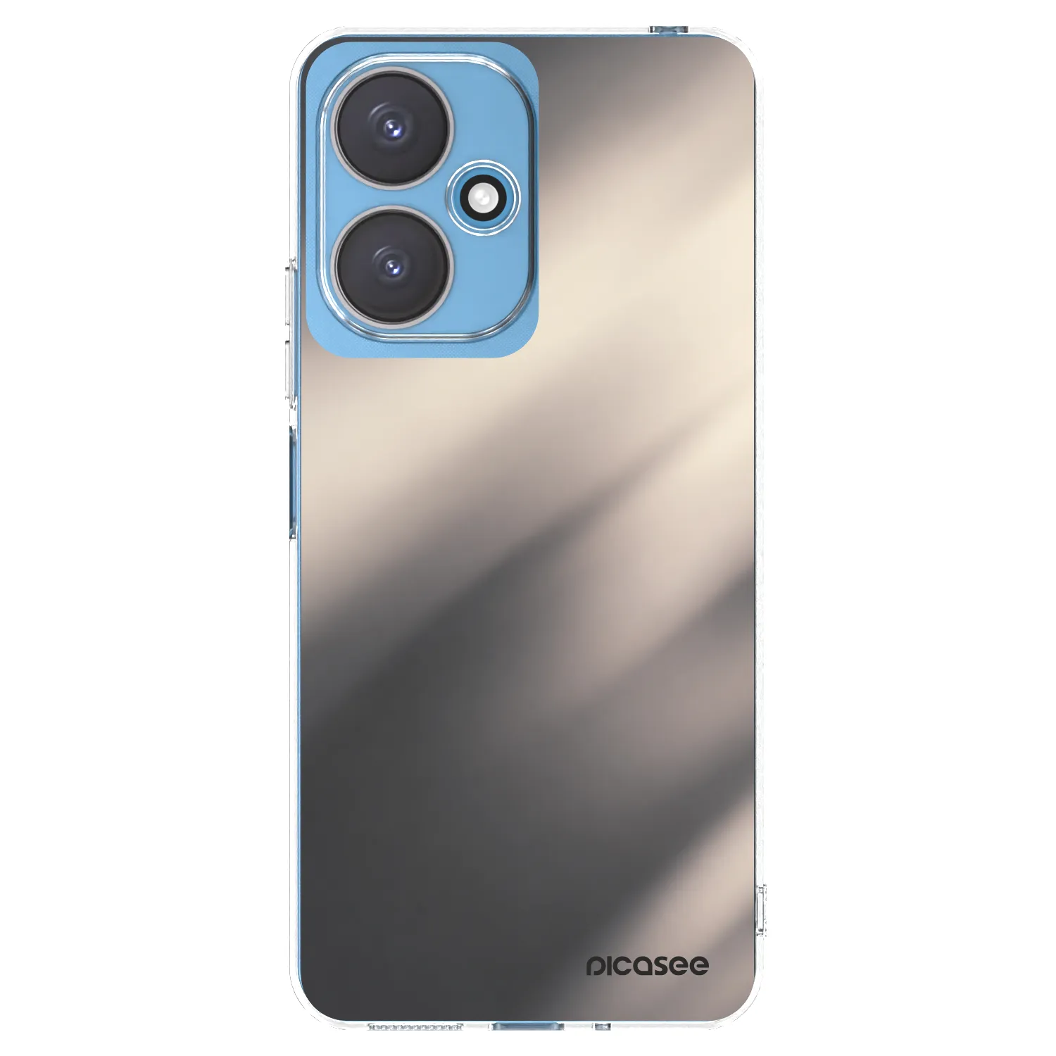 Picasee Xiaomi Redmi 13C 5G Hülle - Transparentes Silikon - Smoky Beige