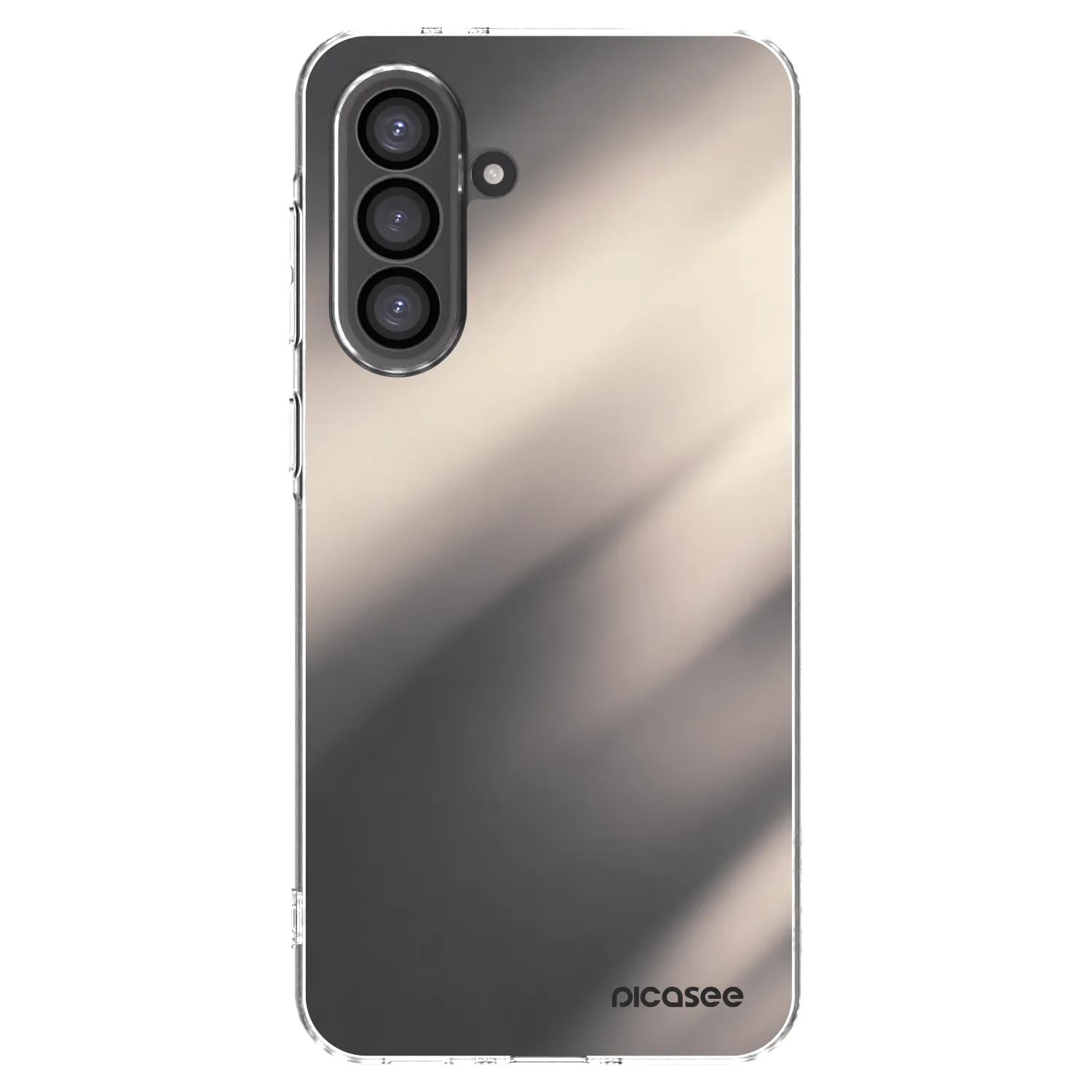 Picasee Samsung Galaxy A56 5G A566B Hülle - Transparentes Silikon - Smoky Beige