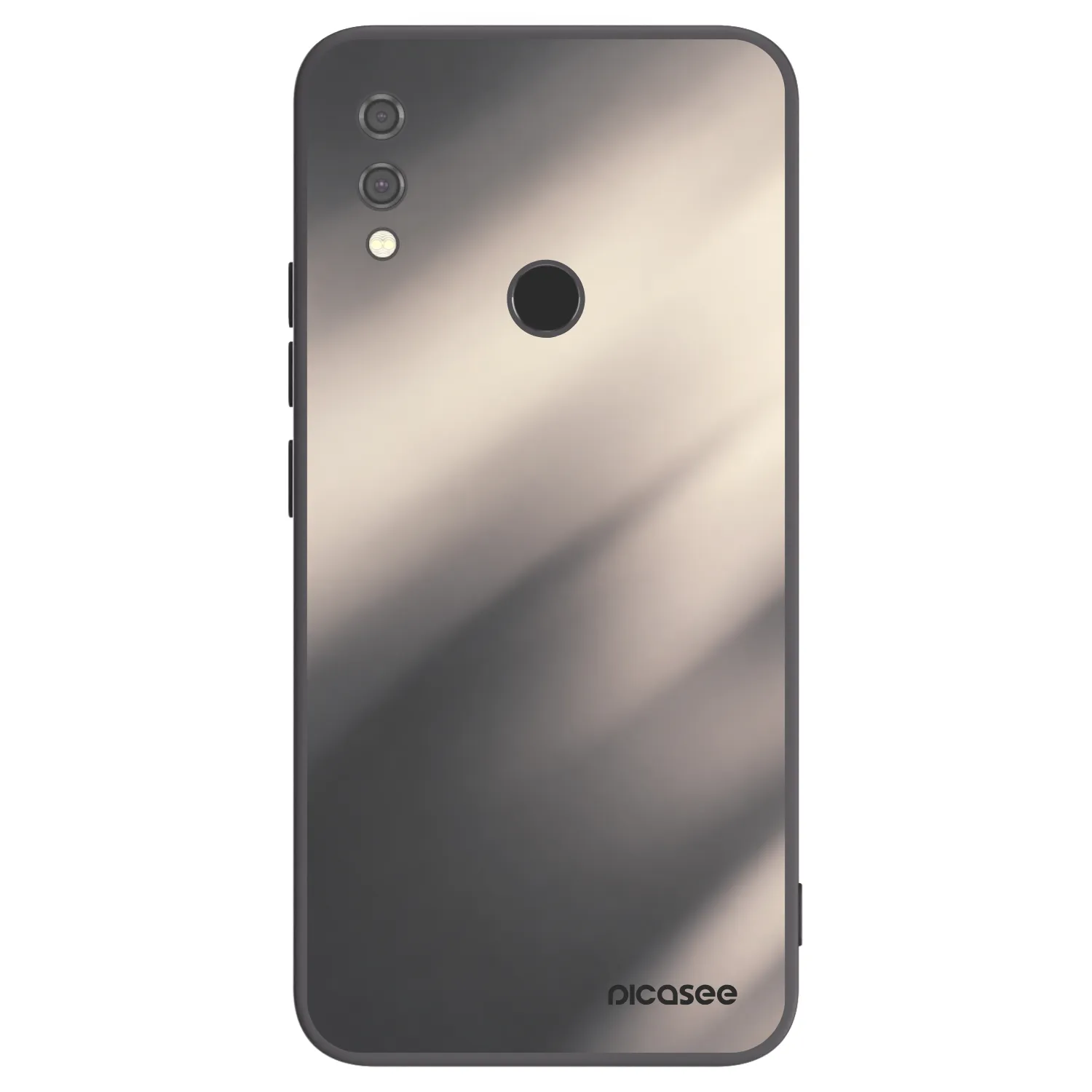 Picasee Xiaomi Redmi Note 7 Hülle - Schwarzes Silikon - Smoky Beige