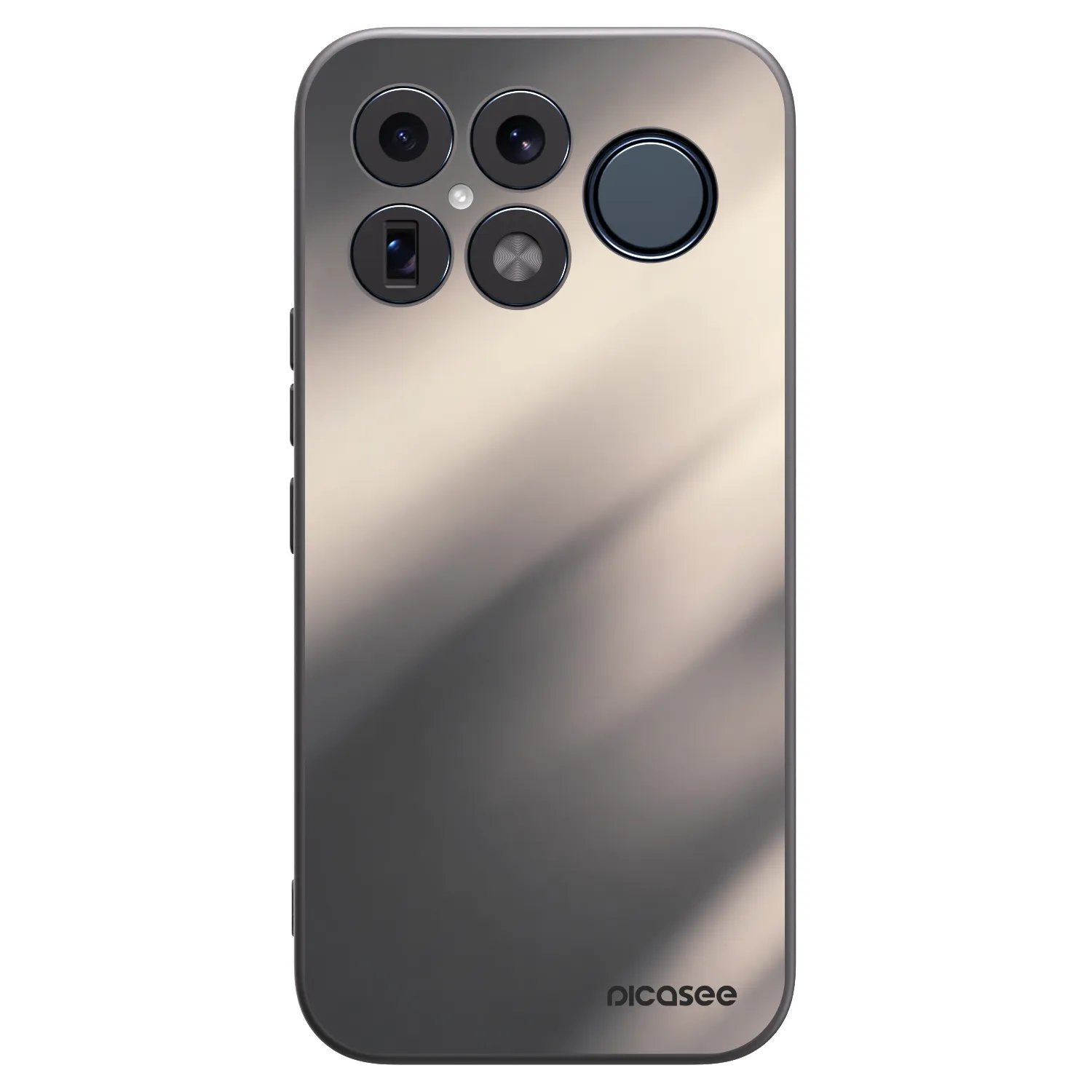 Picasee Xiaomi Poco F8 Ultra Hülle - Schwarzes Silikon - Smoky Beige