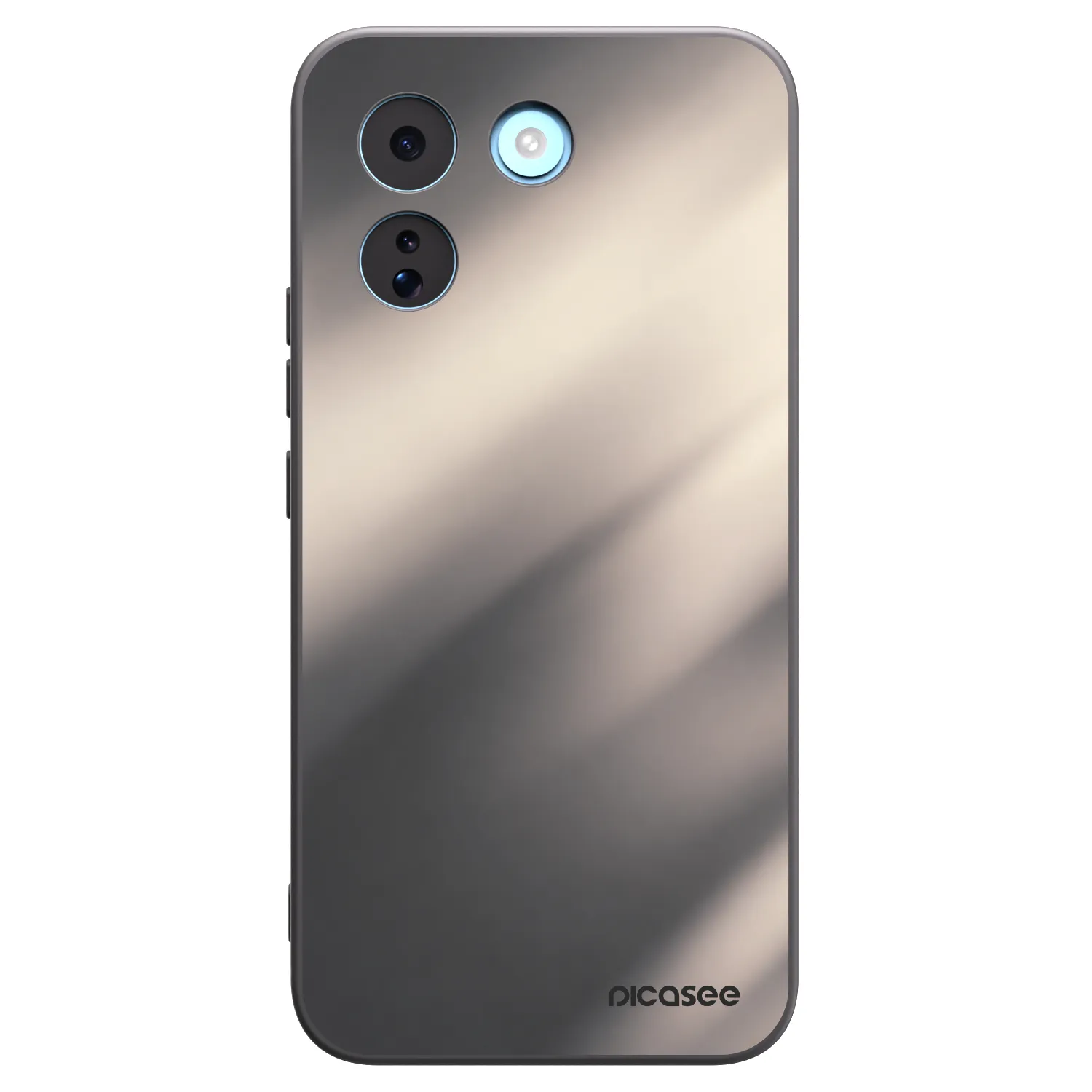 Picasee Xiaomi Redmi Note 17 Pro MAX 5G Hülle - Schwarzes Silikon - Smoky Beige
