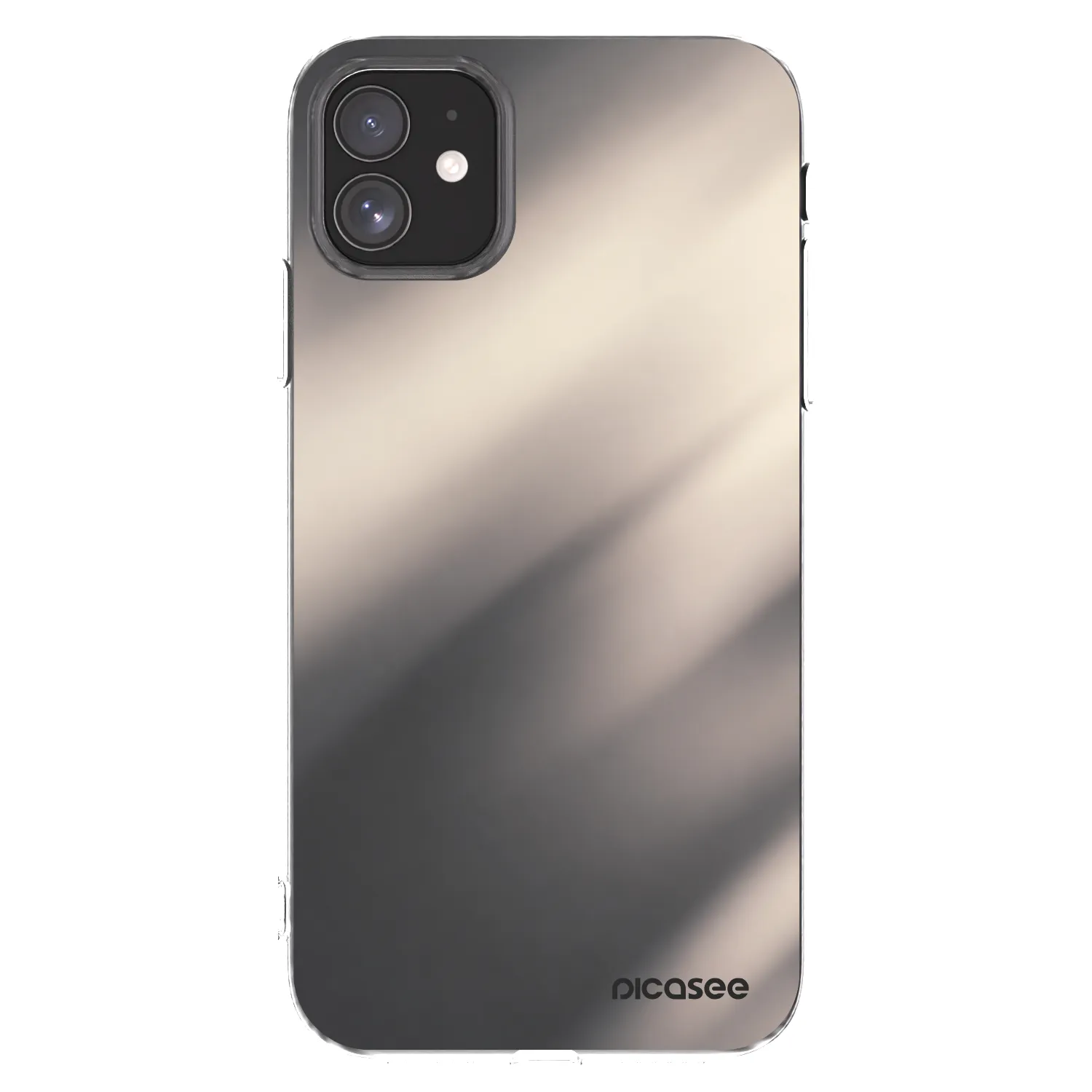Picasee Apple iPhone 11 Hülle - Transparentes Silikon - Smoky Beige