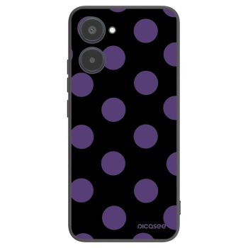 Picasee Realme 10 4G Hülle - Schwarzes Silikon - Big flickers