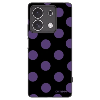 Picasee Xiaomi Redmi Note 13 4G Hülle - Schwarzes Silikon - Big flickers
