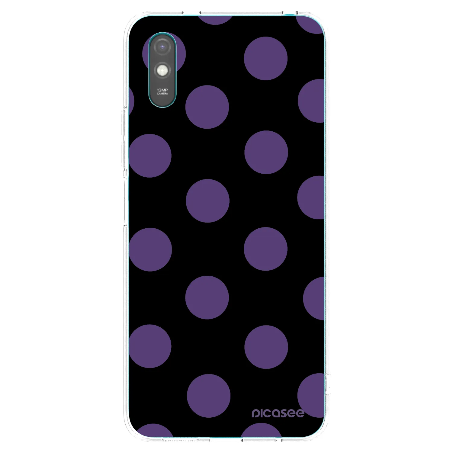 Picasee Xiaomi Redmi 9A Hülle - Transparentes Silikon - Big flickers