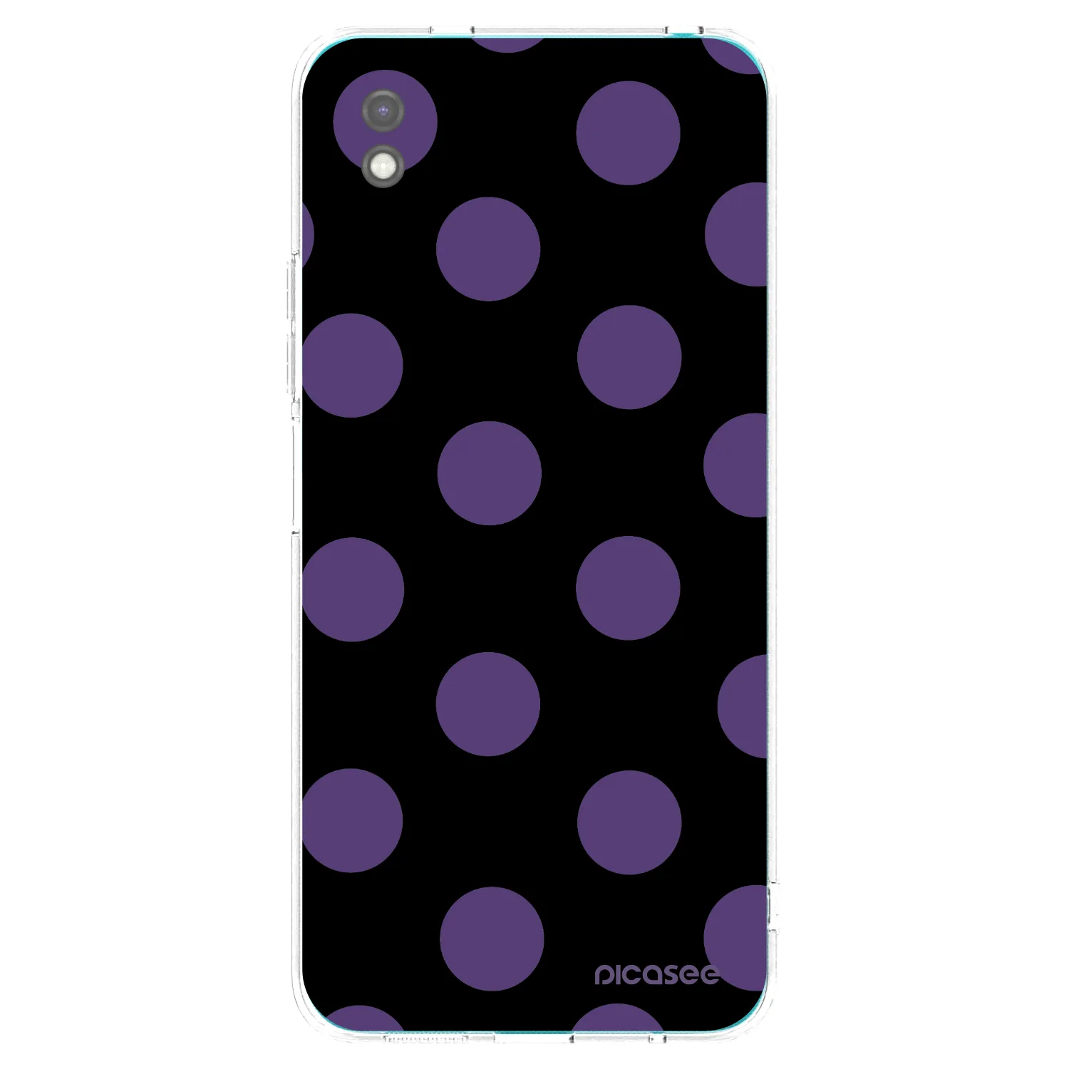 Picasee Xiaomi Redmi 9A Hülle - Schwarzes Silikon - Big flickers