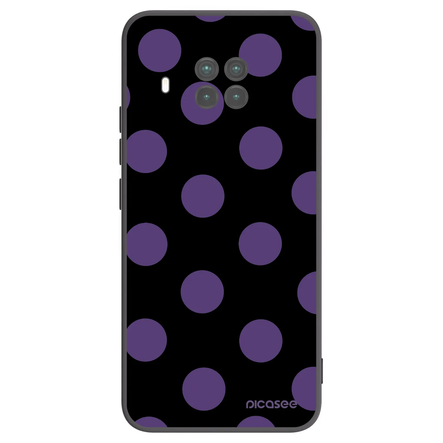 Picasee Xiaomi Mi 10T Lite Hülle - Schwarzes Silikon - Big flickers