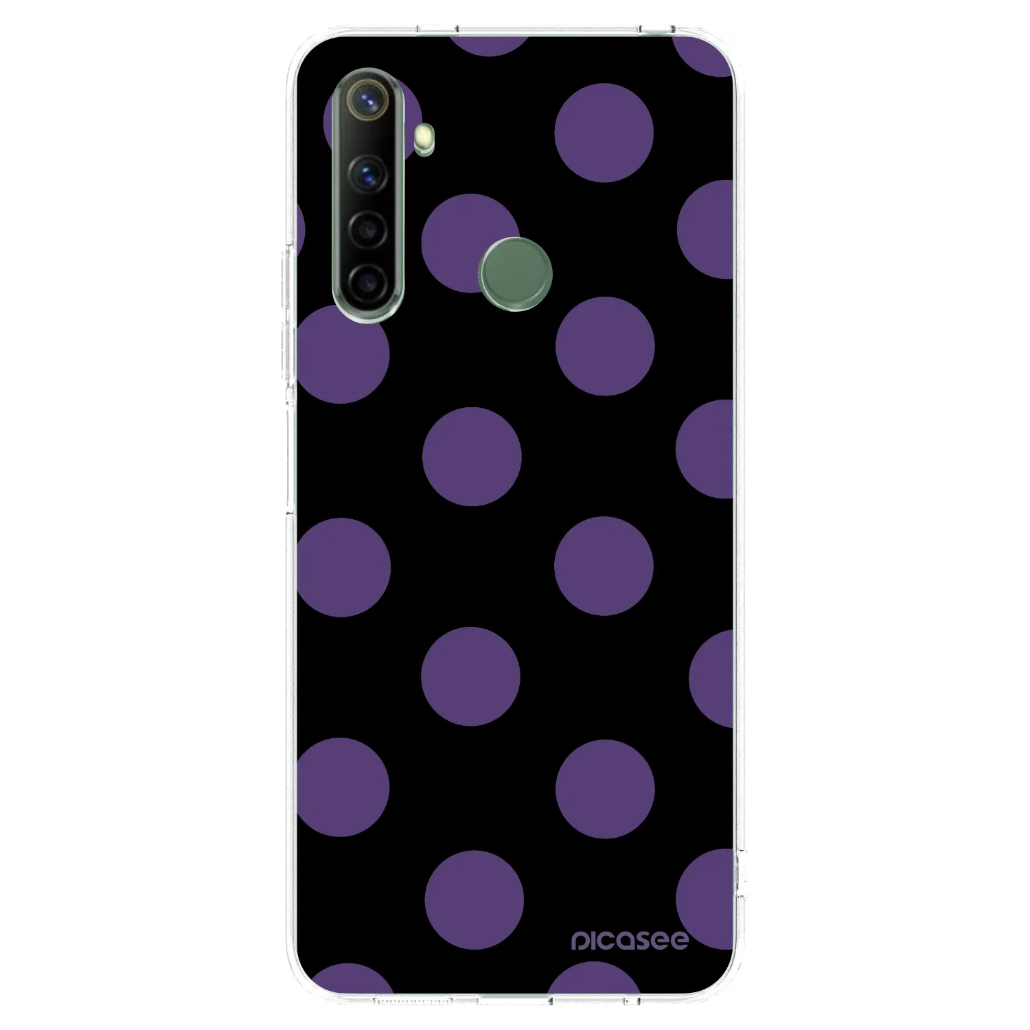 Picasee Realme 6i Hülle - Transparentes Silikon - Big flickers