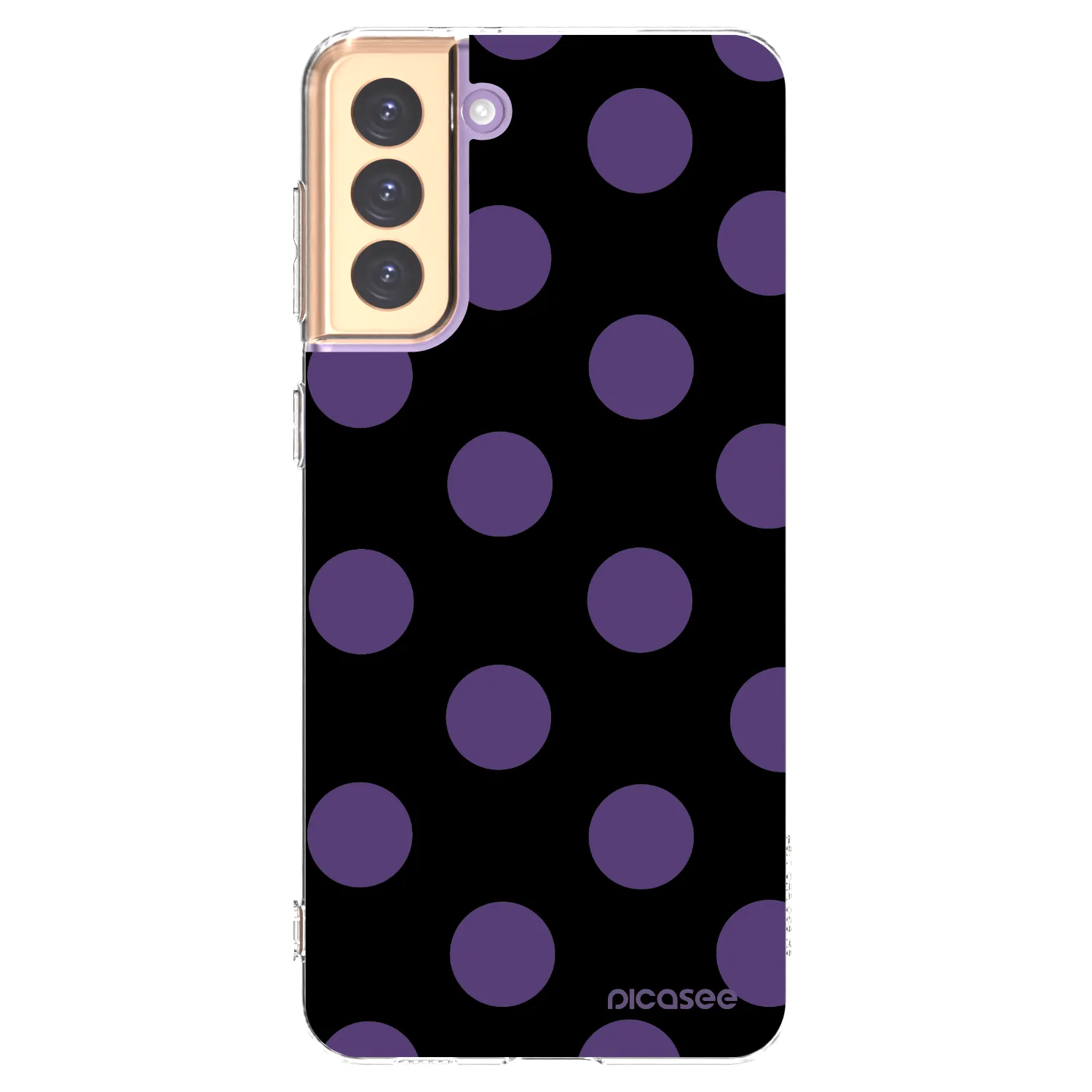 Picasee Samsung Galaxy S21+ 5G G996F Hülle - Transparentes Silikon - Big flickers