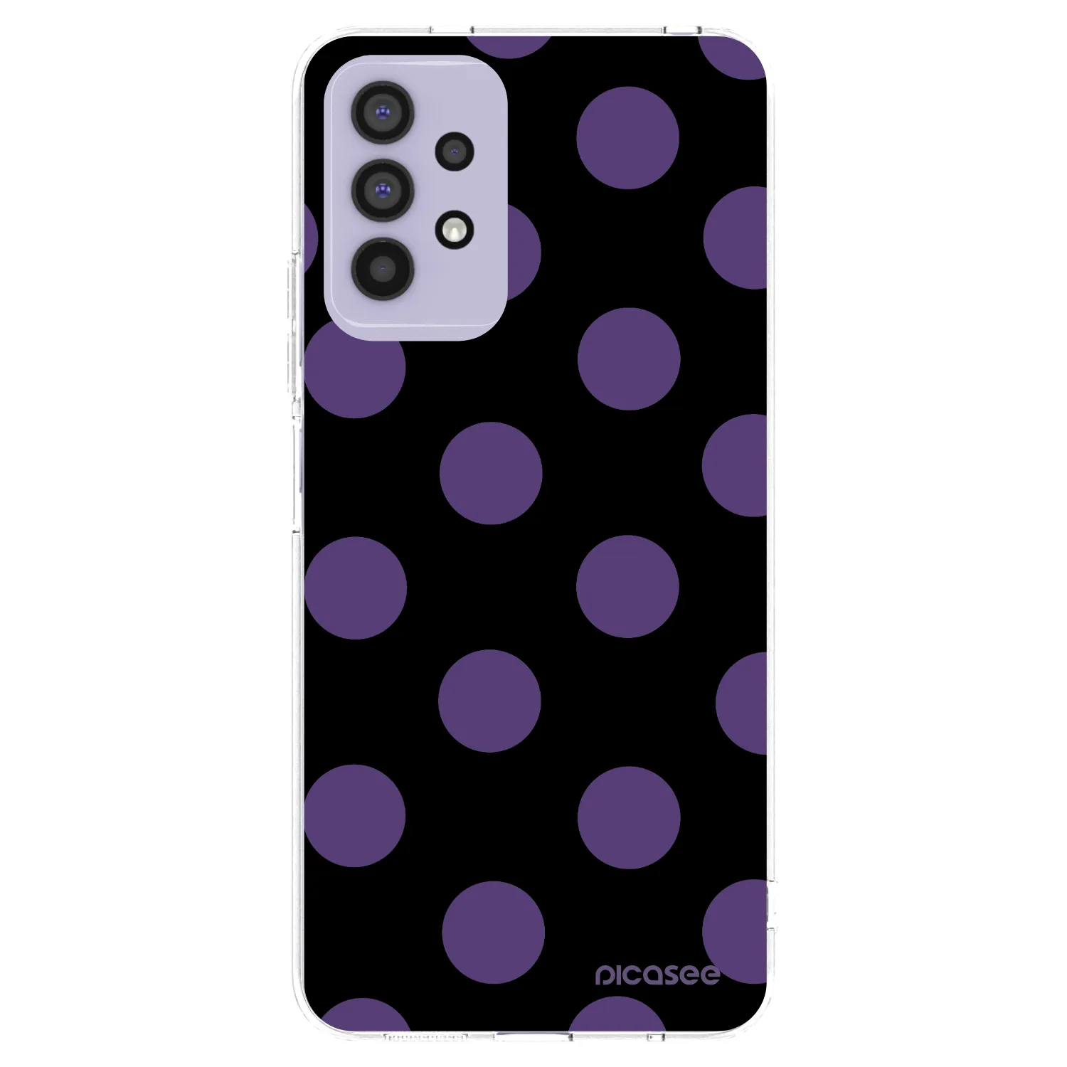 Picasee Samsung Galaxy A32 4G SM-A325F Hülle - Transparentes Silikon - Big flickers