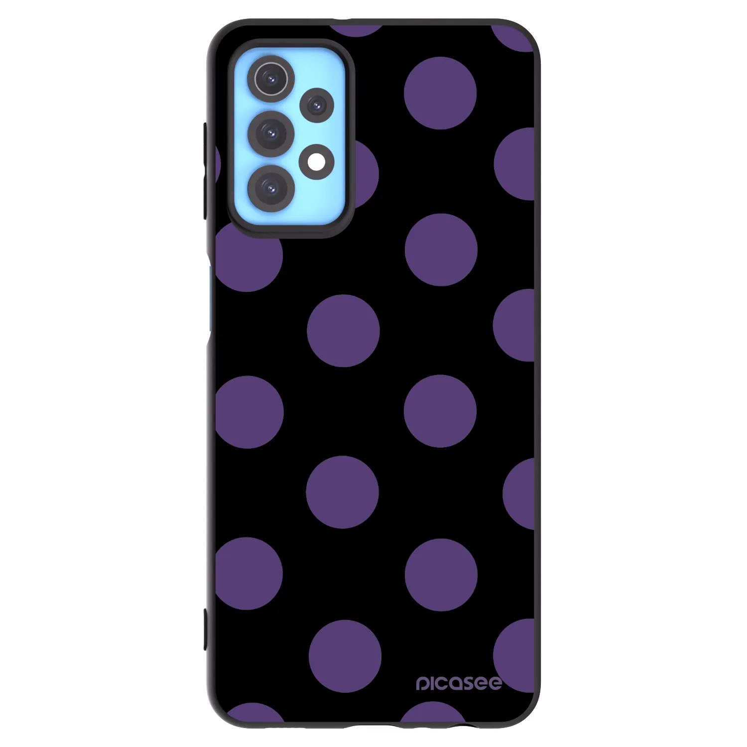 Picasee Samsung Galaxy A32 4G SM-A325F Hülle - Schwarzes Silikon - Big flickers