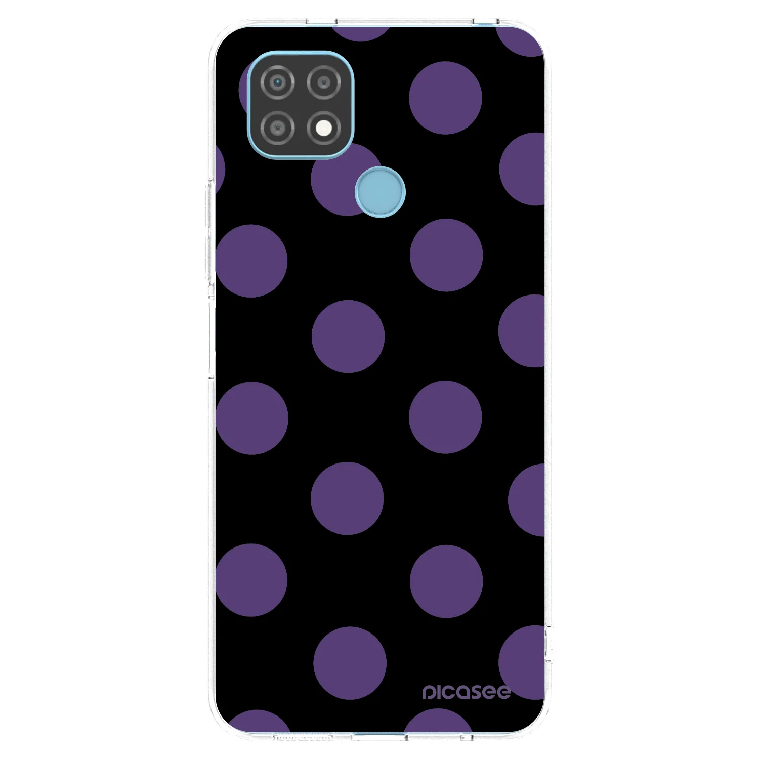 Picasee Realme C21 Hülle - Transparentes Silikon - Big flickers
