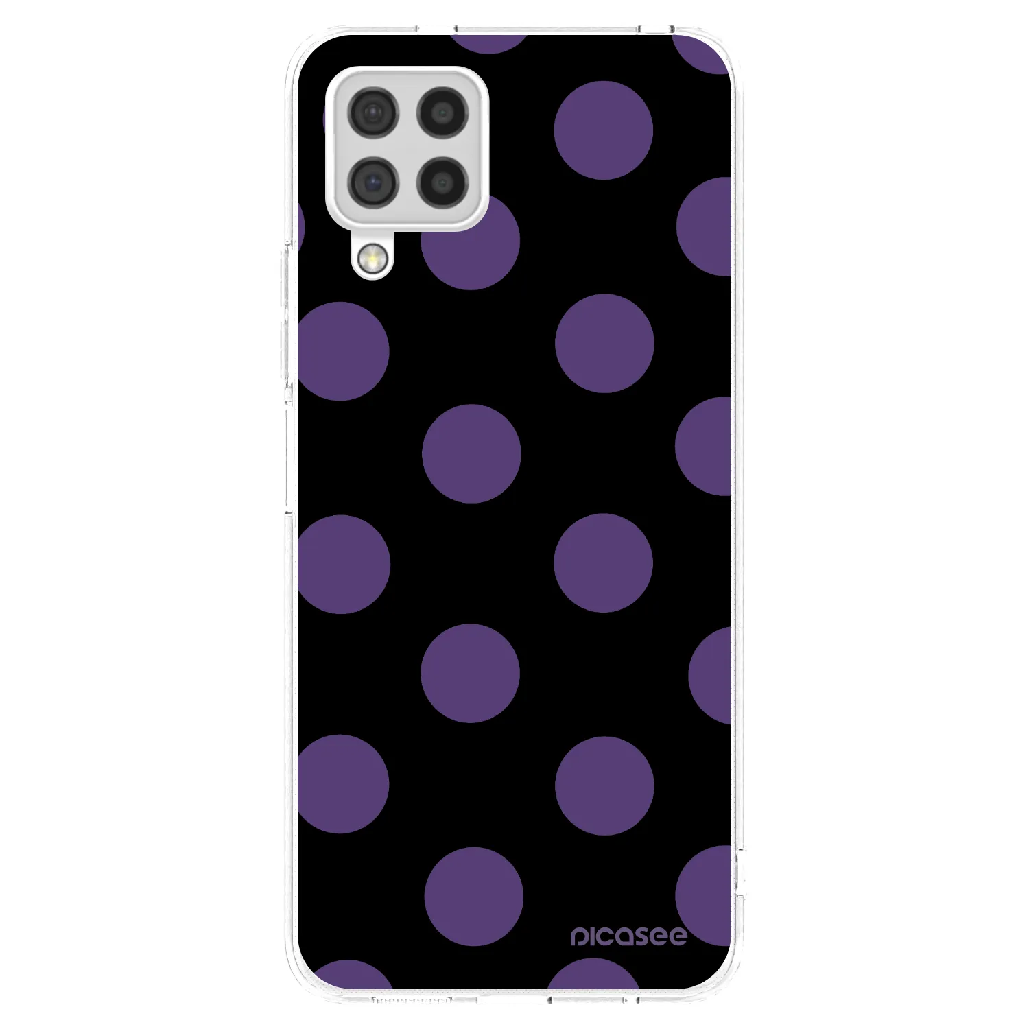 Picasee Samsung Galaxy A22 A225F 4G Hülle - Transparentes Silikon - Big flickers