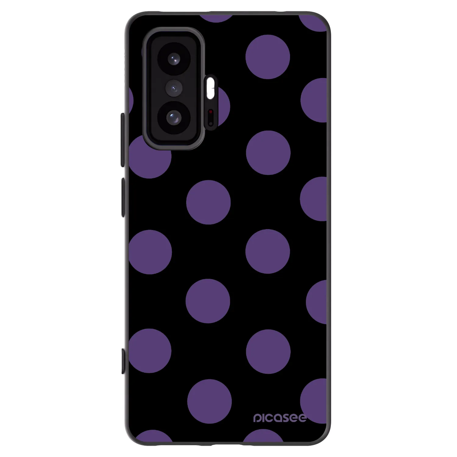 Picasee Xiaomi 11T Hülle - Schwarzes Silikon - Big flickers