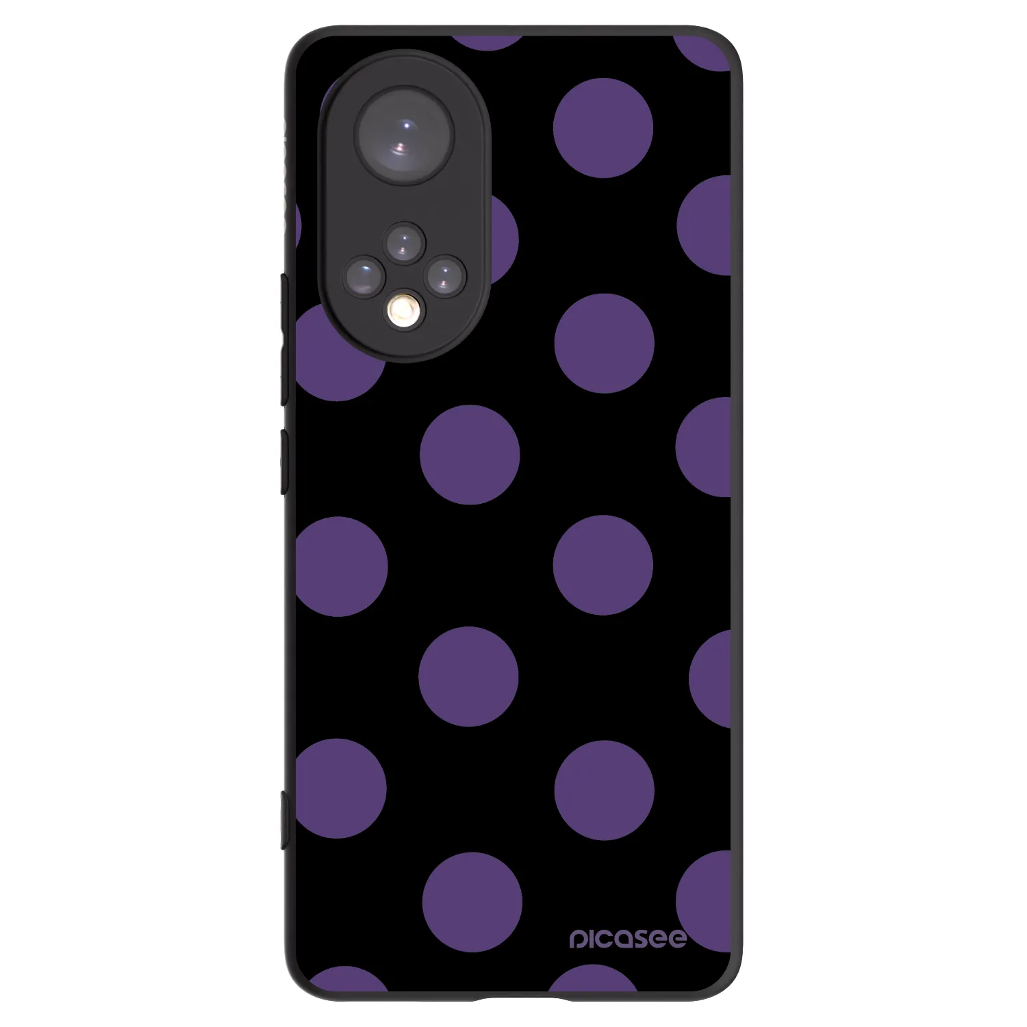 Picasee Honor 50 5G Hülle - Schwarzes Silikon - Big flickers