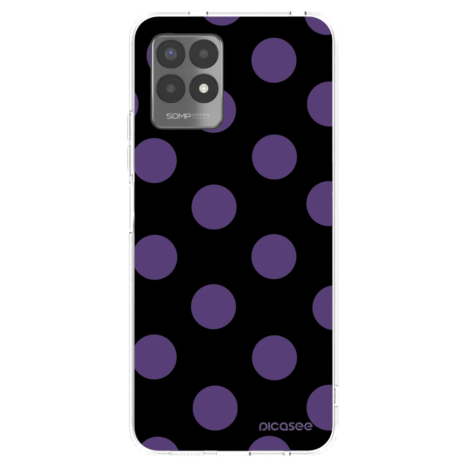 Picasee Realme 8i Hülle - Transparentes Silikon - Big flickers