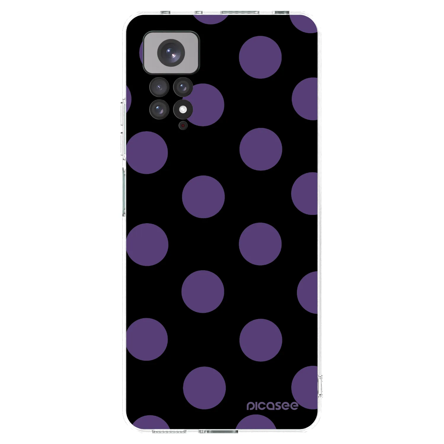 Picasee Xiaomi Redmi Note 11 Hülle - Transparentes Silikon - Big flickers