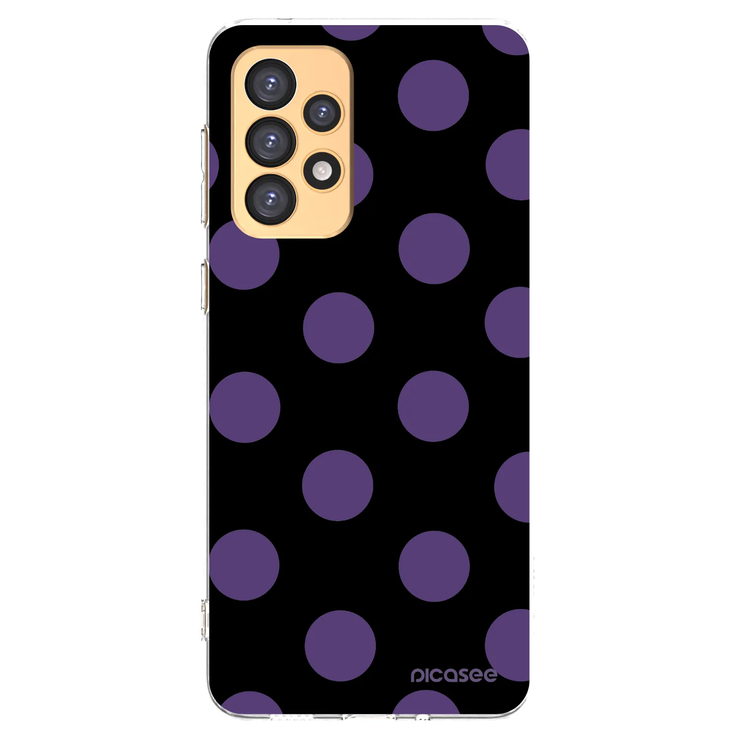 Picasee Samsung Galaxy A33 5G A336 Hülle - Transparentes Silikon - Big flickers