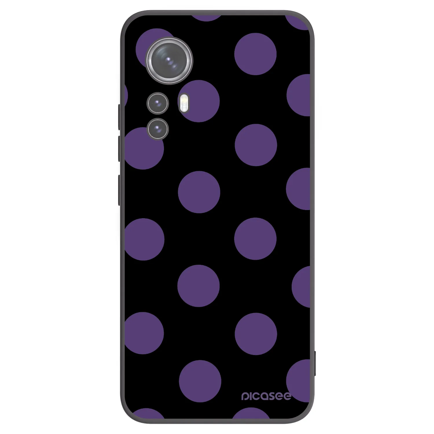 Picasee Xiaomi 12X Hülle - Schwarzes Silikon - Big flickers