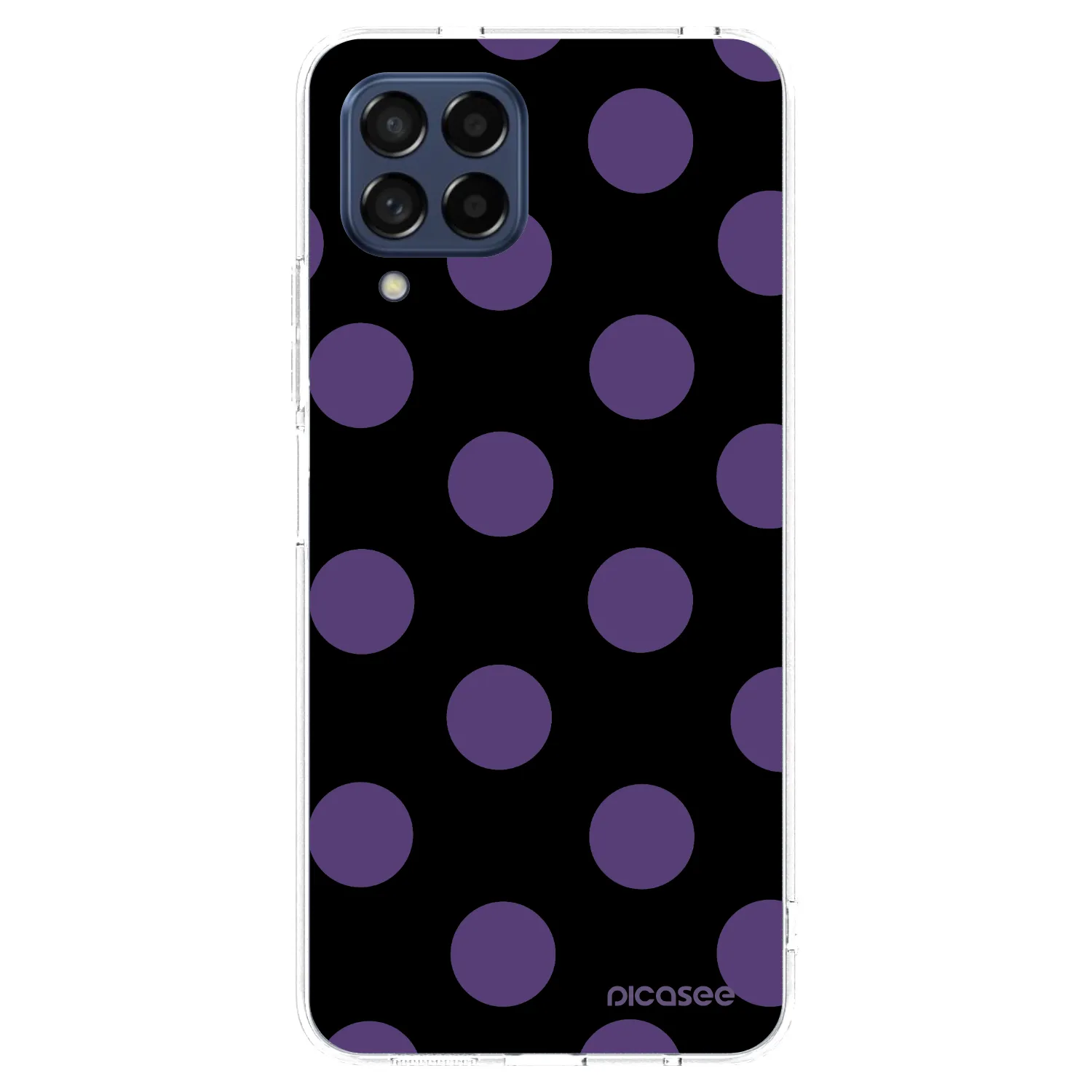Picasee Samsung Galaxy M53 5G Hülle - Transparentes Silikon - Big flickers