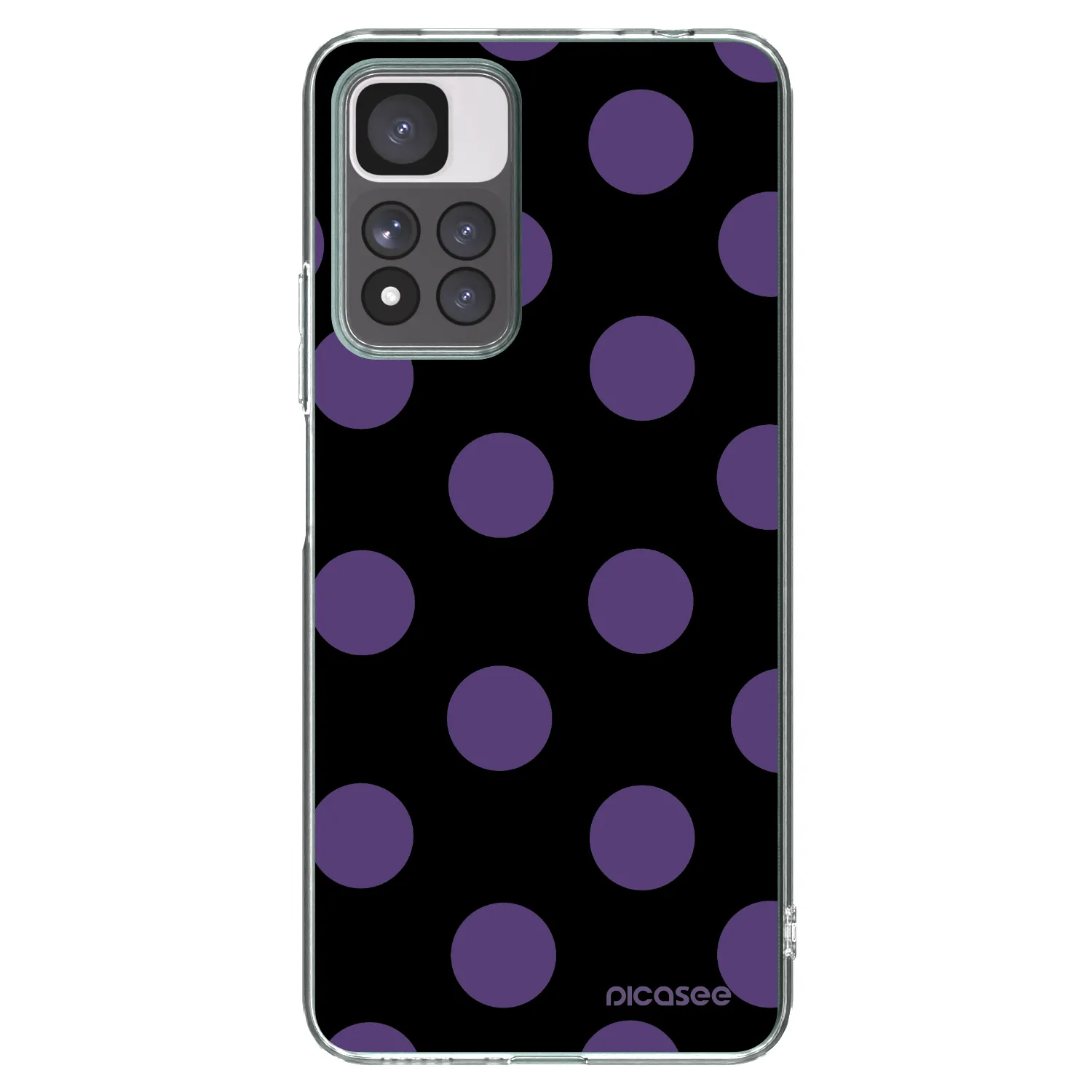 Picasee Xiaomi Redmi Note 11 Pro+ 5G Hülle - Transparentes Silikon - Big flickers