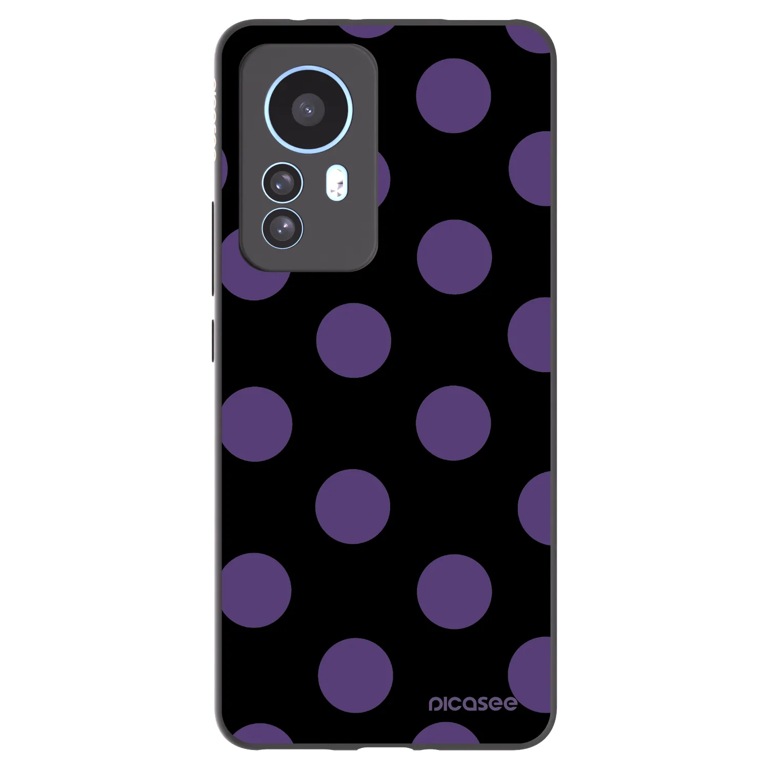 Picasee Xiaomi 12T Hülle - Schwarzes Silikon - Big flickers